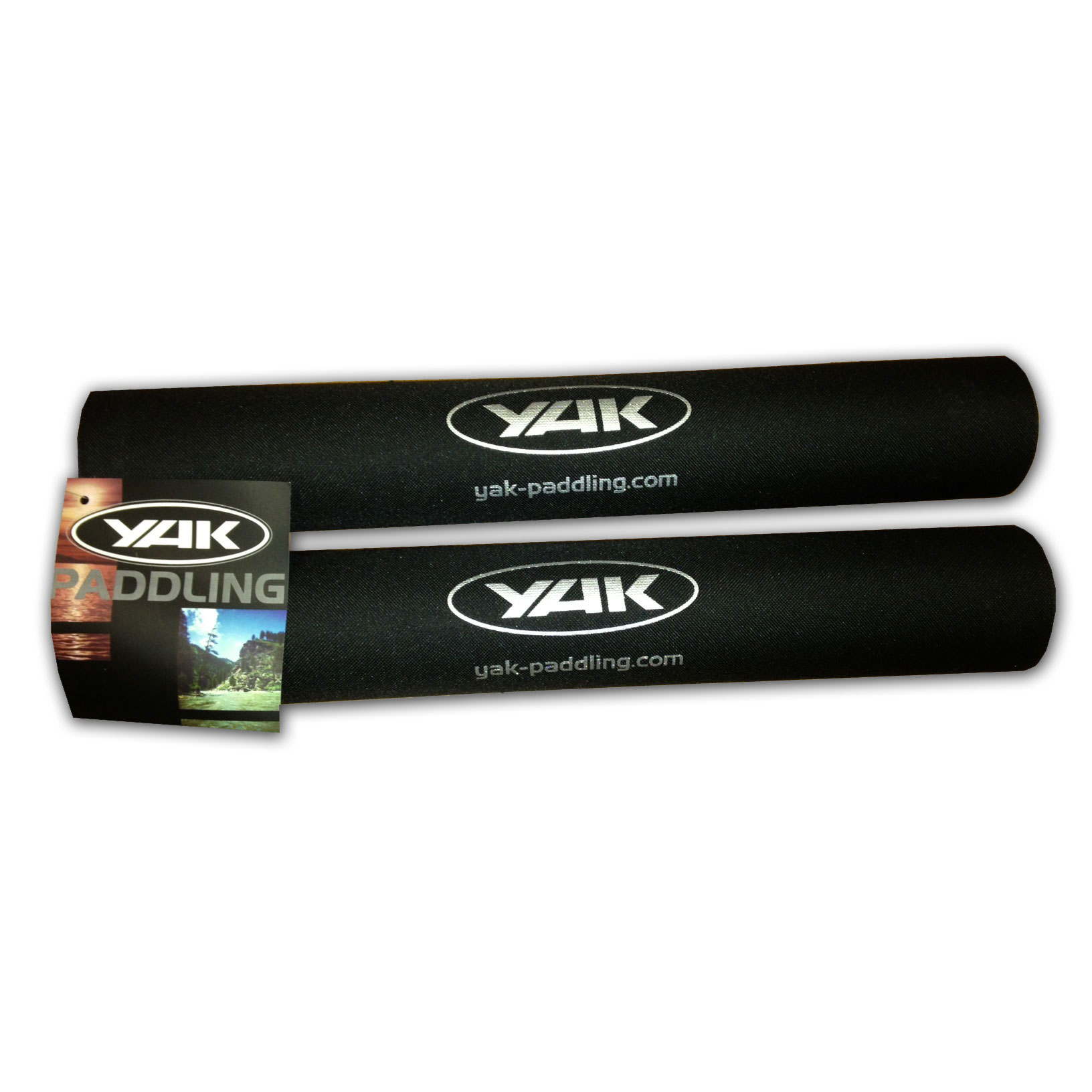 Yak Roof Bar Pads Black 45cm or 80cm Pair Roof Rack Pads Transport