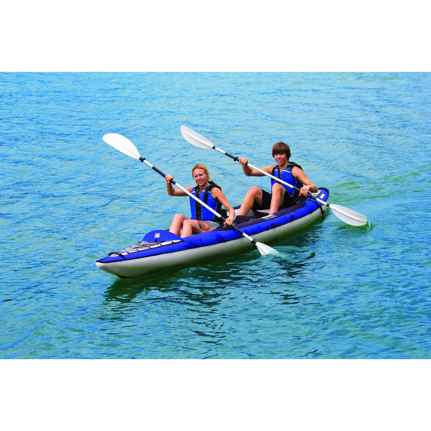Aquaglide Columbia XP Tandem Touring Kayak 3 Man eBay