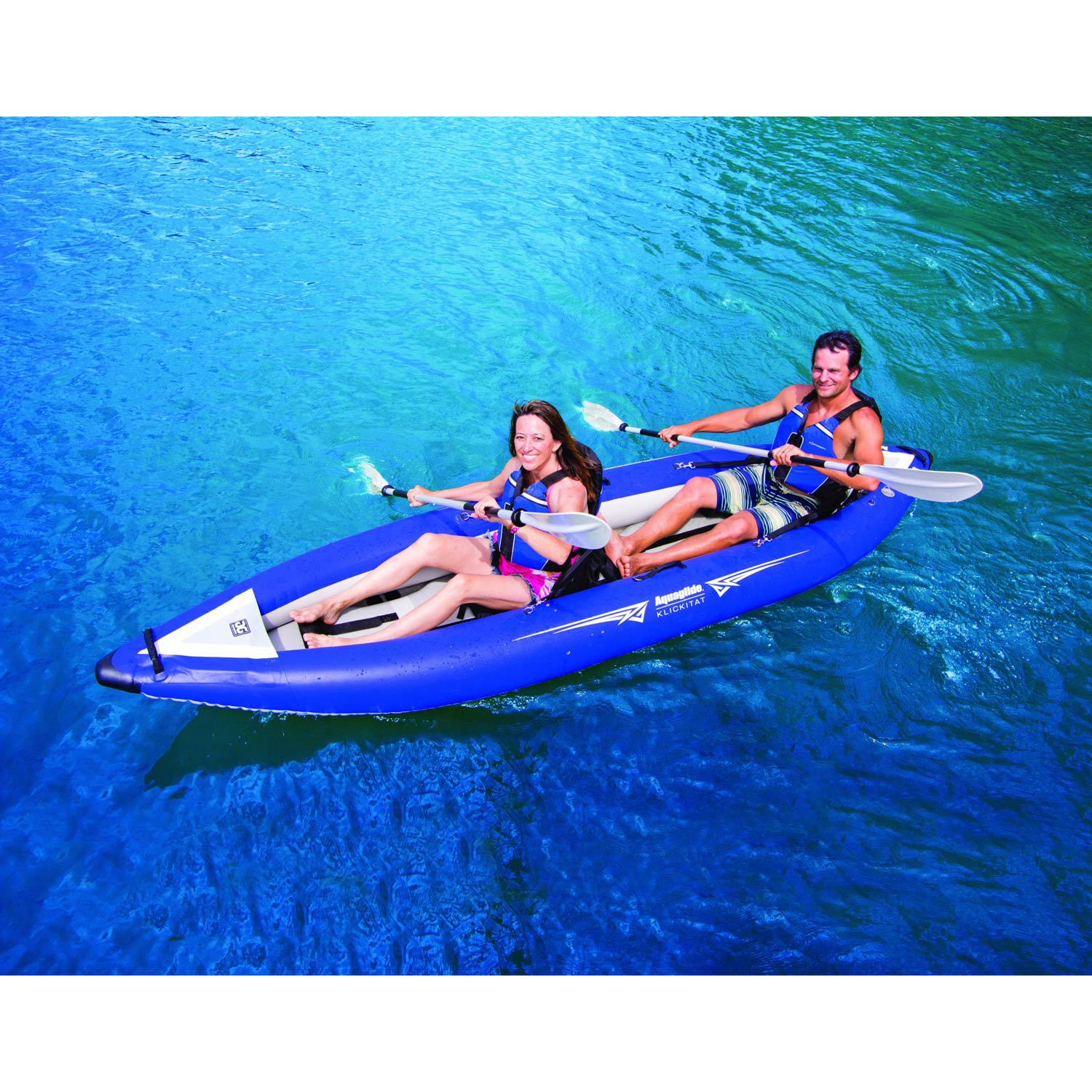Aquaglide Klickitat Two HB Heavy Duty Kayak - 2 Man | eBay