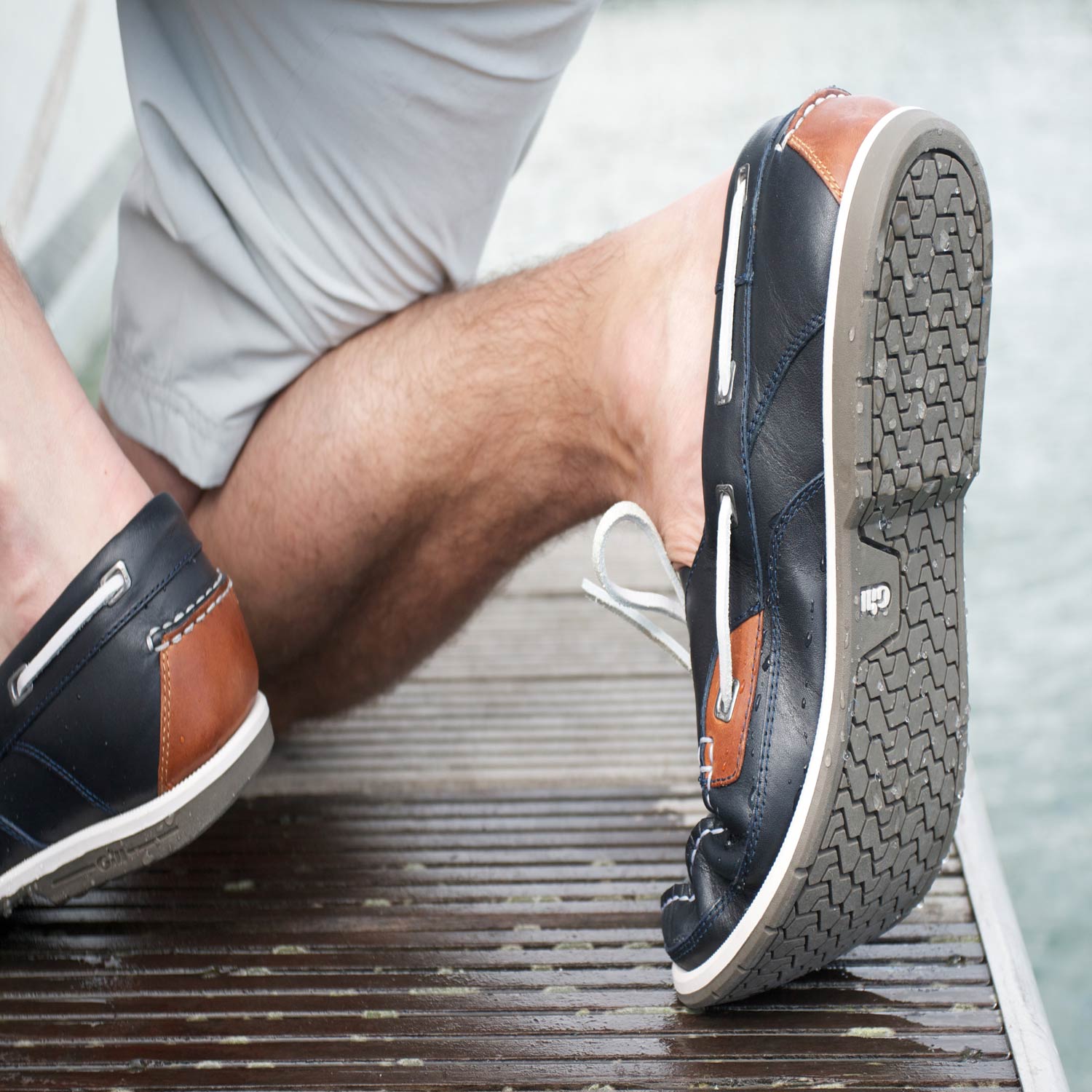 Gill Baltimore 2 Eye Deck Shoe Navy eBay