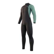 Mystic MARSHALL 4/3 GBS Front Zip Wetsuit  - Black/green