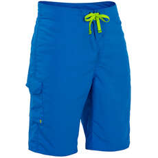 Palm Skyline Board Shorts  - Blau