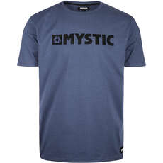 Mystic Brand T-Shirt - Jeansblau