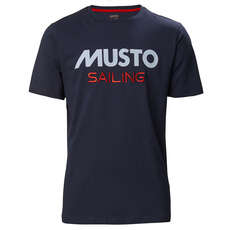 2023 Musto T-Shirt - Marine - Lmts101-597