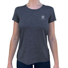 Vaikobi Damen Uv Performance Tech T-Shirt 2023 - Charcoal Vk-243