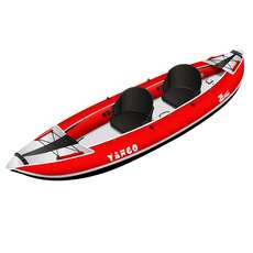 Z-Pro Tango 2 Inflatable Kayak Red - 1 or 2 Person Kayak
