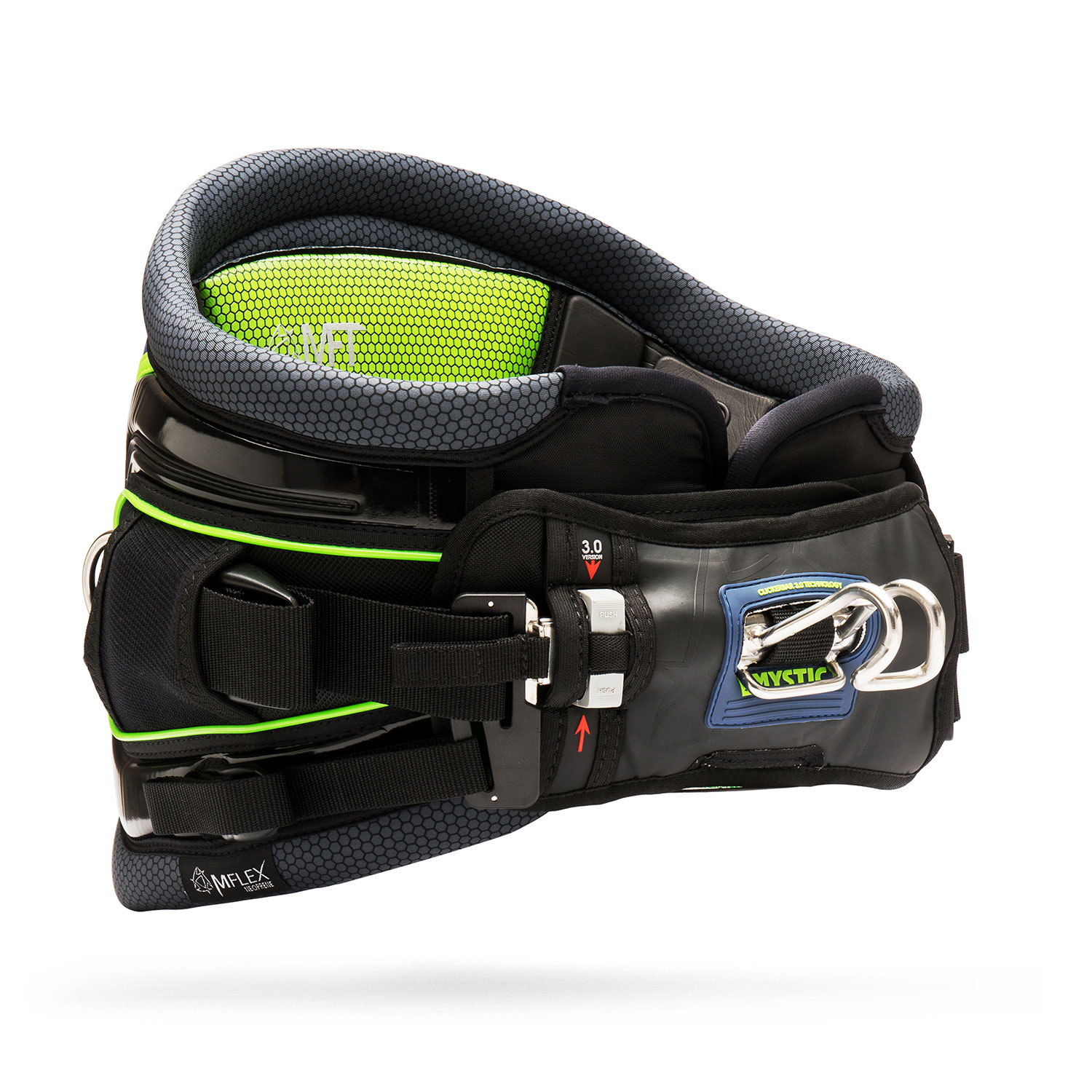Mystic MAJESTIC Kitesurf Harness 2018 Lime Coast Water Sports