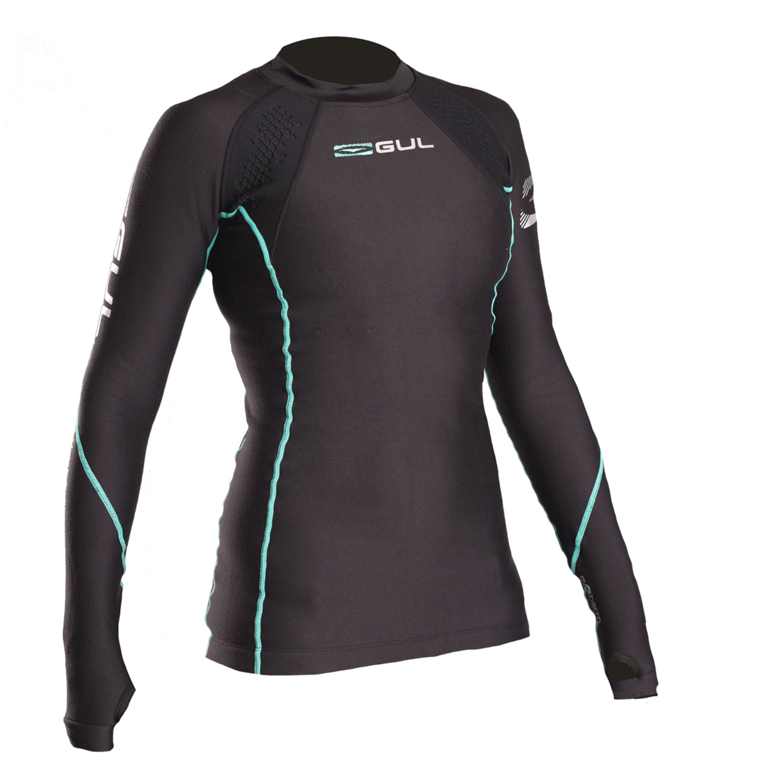 Gul Womens Evotherm Long Sleeve Thermal Rashguard 2019 Black Coast