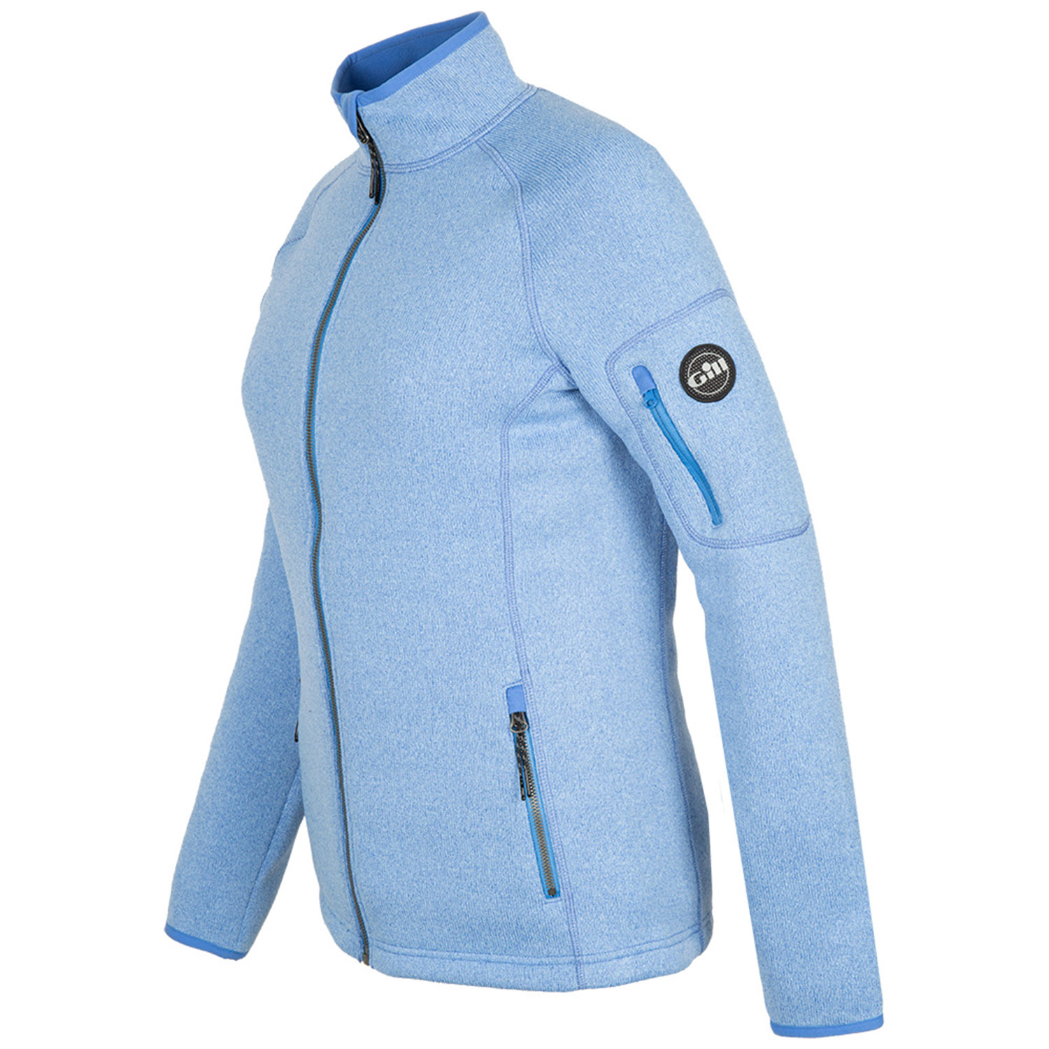 Gill Womens Knit Fleece Jacket 2019 Light Blue Coast Water Sports