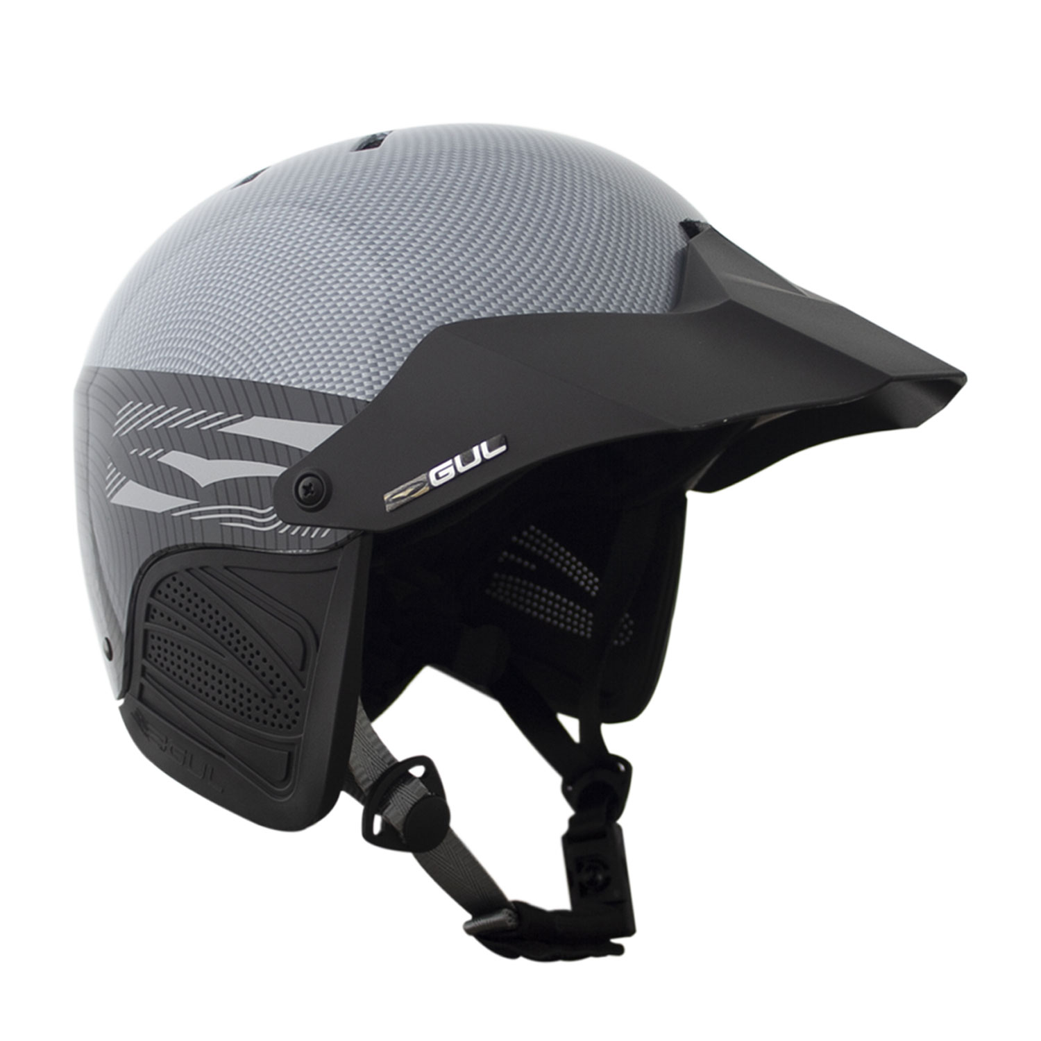 Gul Elite Watersports Helmet 2019 Silver/Carbon Coast Water Sports