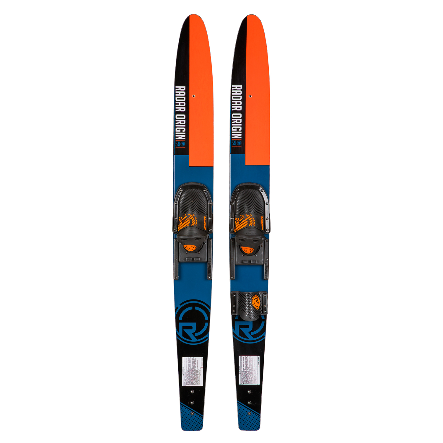 2020 Radar Origin Combo Water Skis with Adjustable Horseshoe Bindings Coast Water Sports