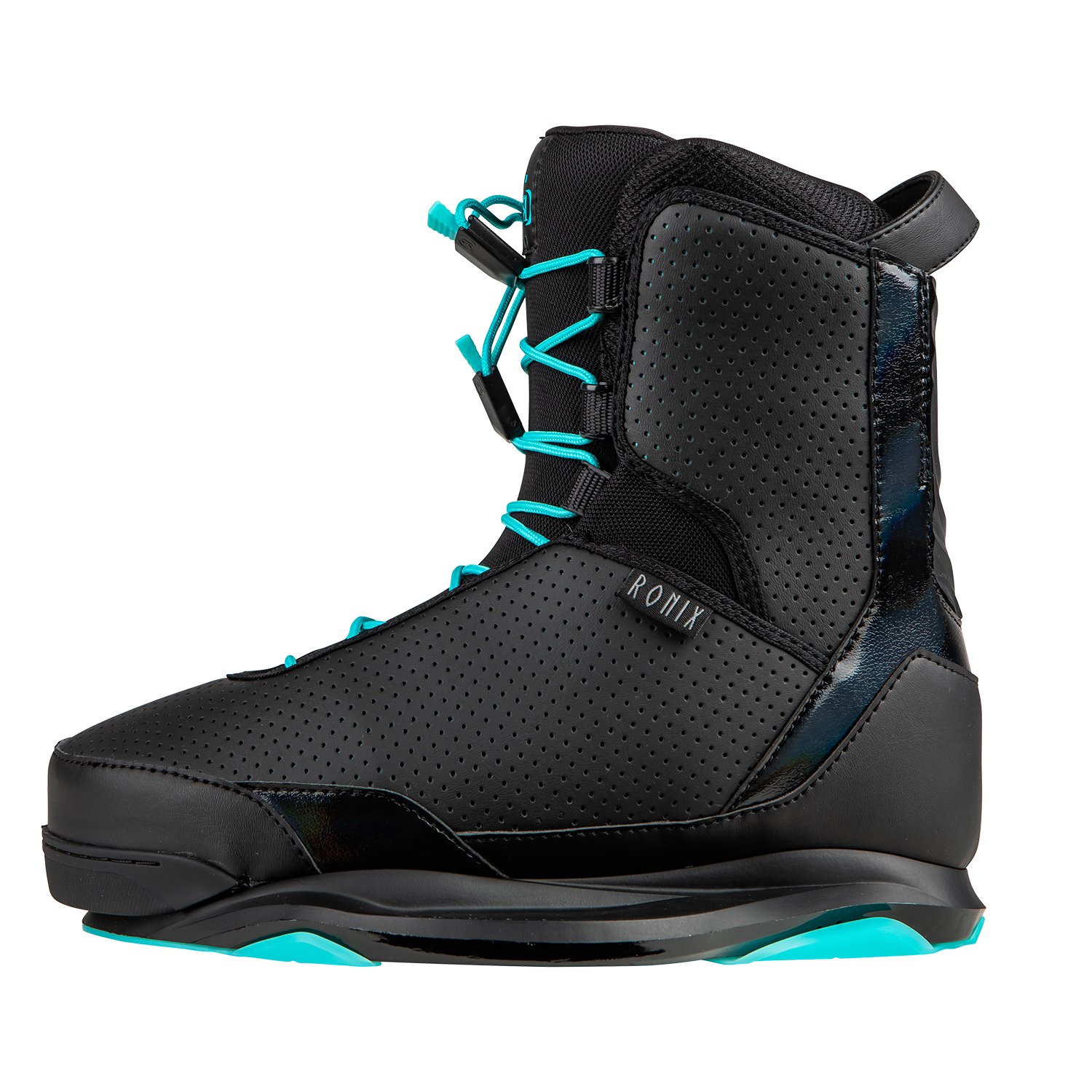 2020 Ronix Women's Signature Wakeboard Boot Black/Shift Coast Water