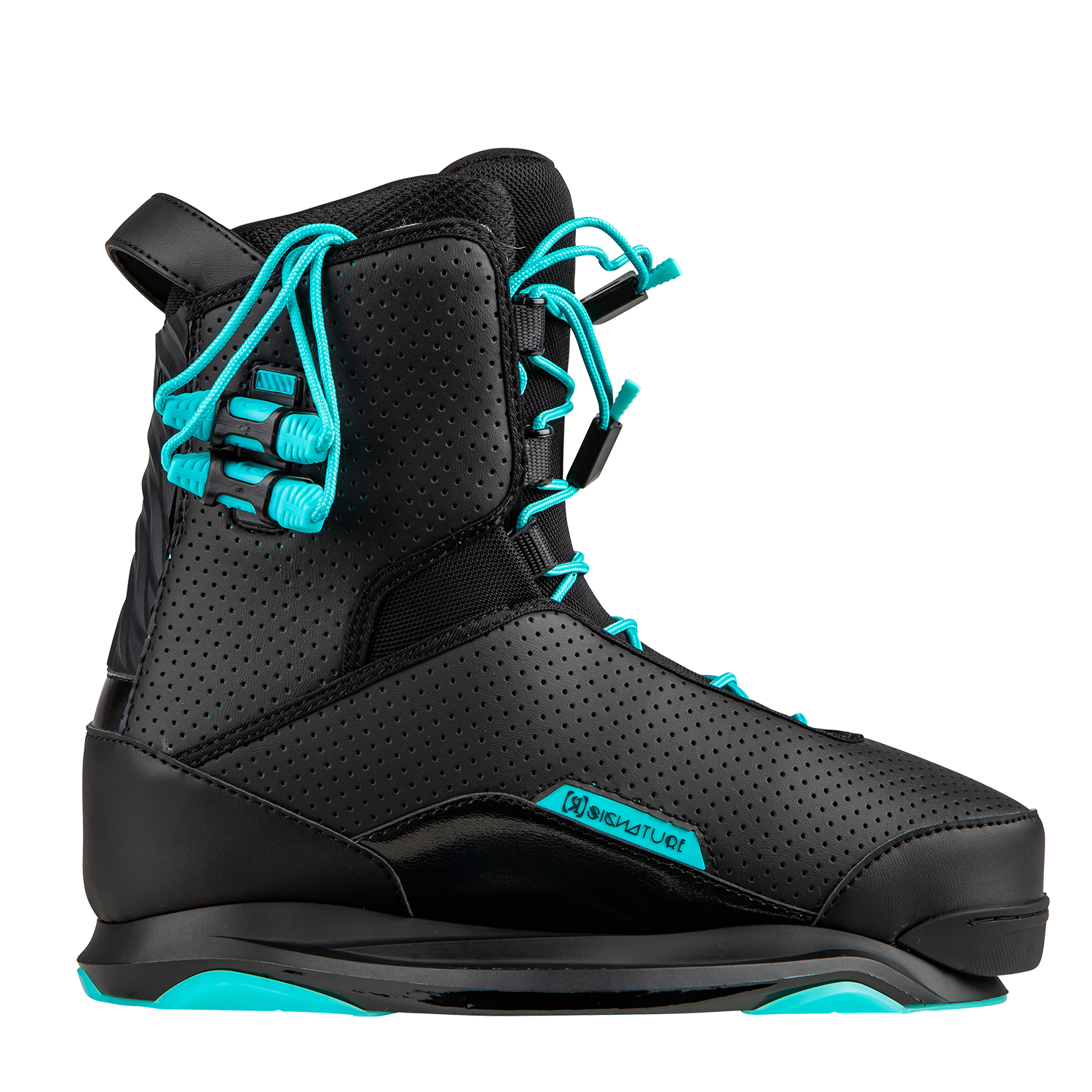 2020 Ronix Women's Signature Wakeboard Boot Black/Shift Coast Water