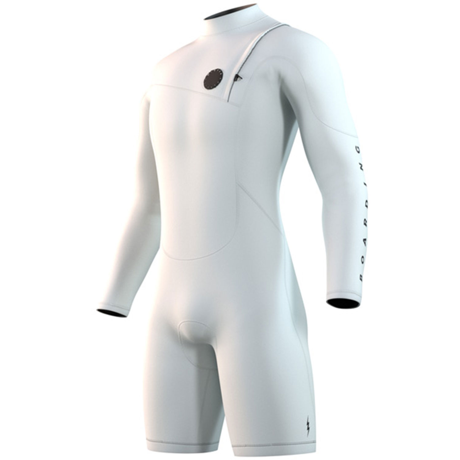 Mystic THE ONE 3/2mm ZipFree Longarm Shorty Wetsuit 2021 White