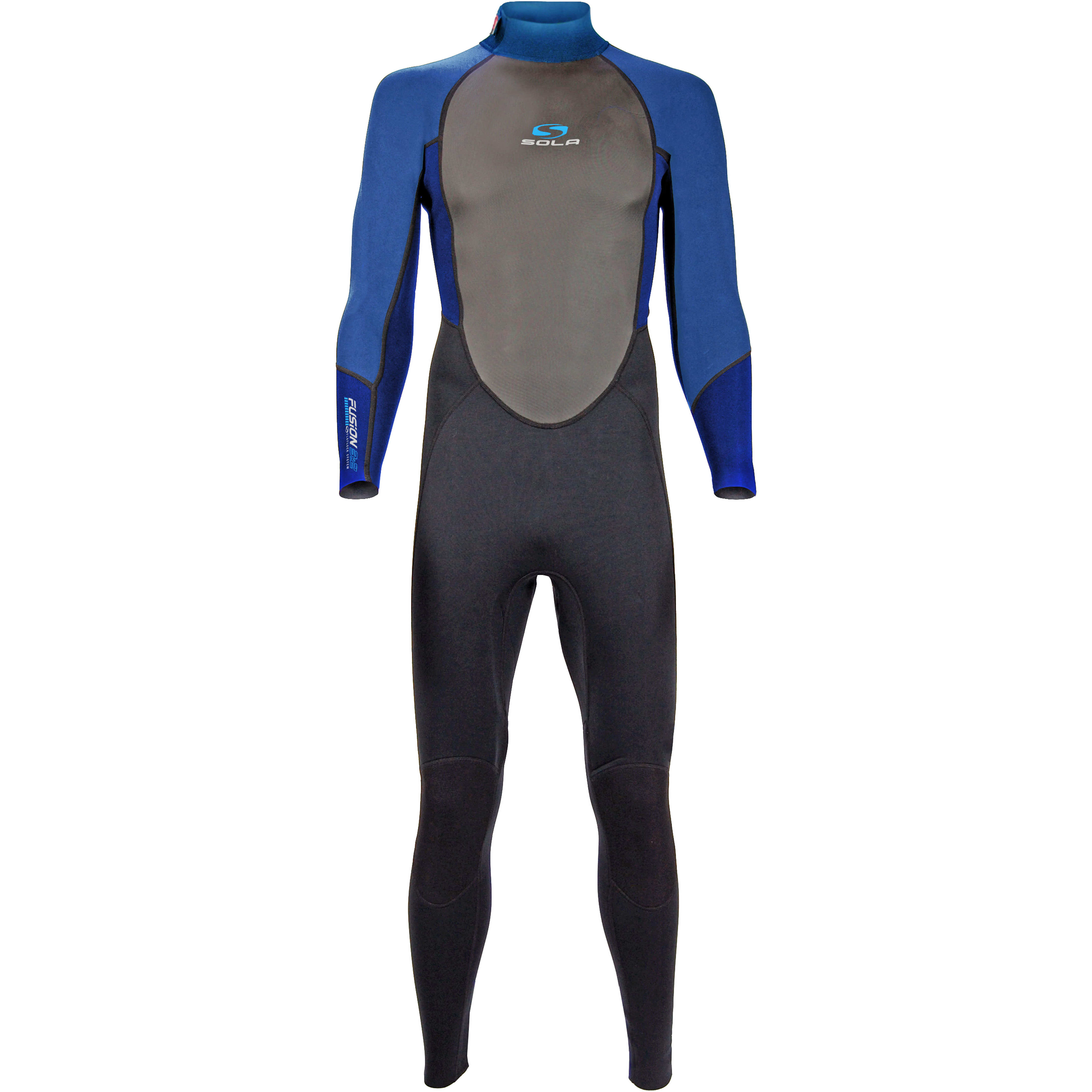 Sola Fusion 3/2mm Fullsuit Wetsuit 2021 Black/Blue Coast Water Sports Great Deals on