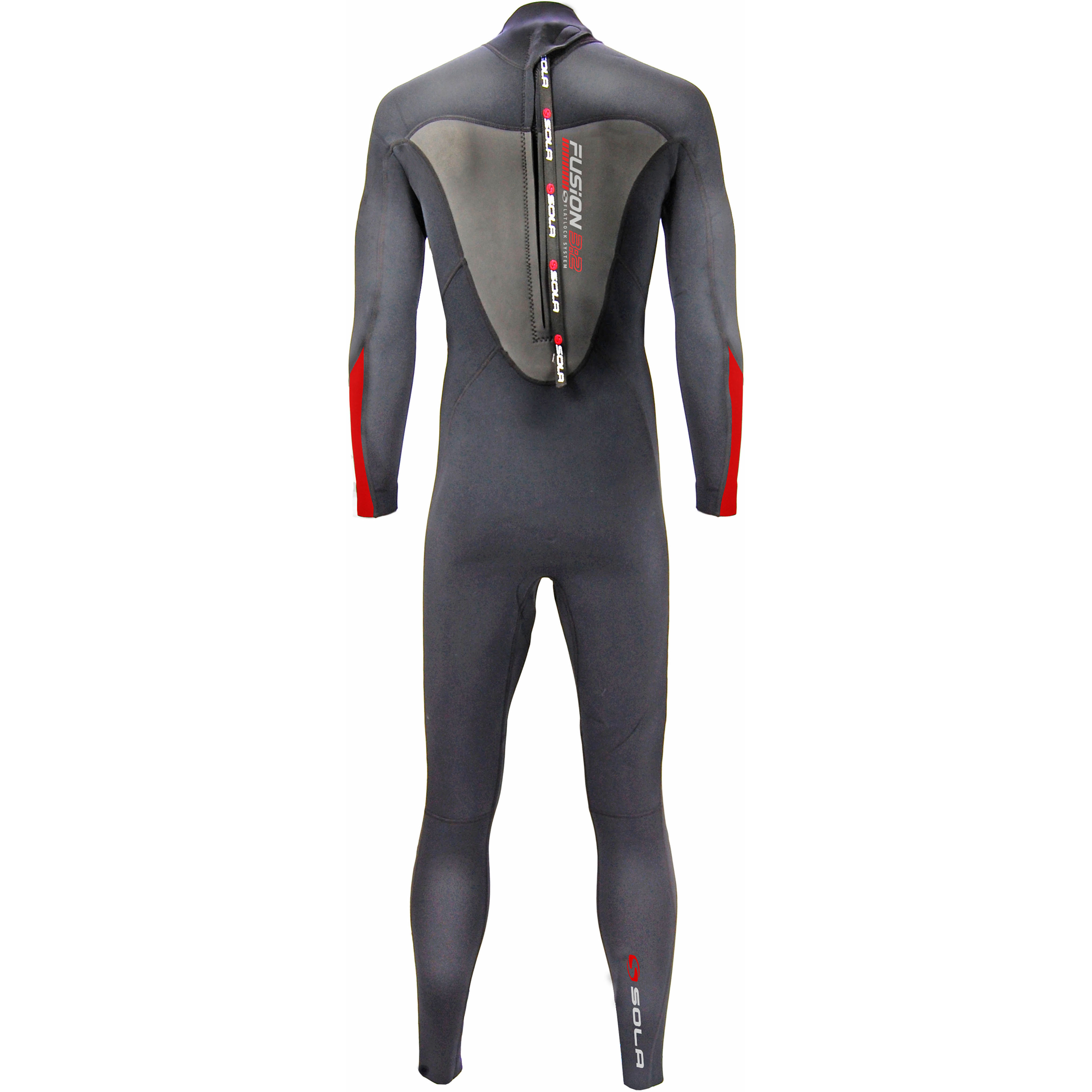 Sola Fusion 3/2mm Fullsuit Wetsuit 2023 Red Ranger