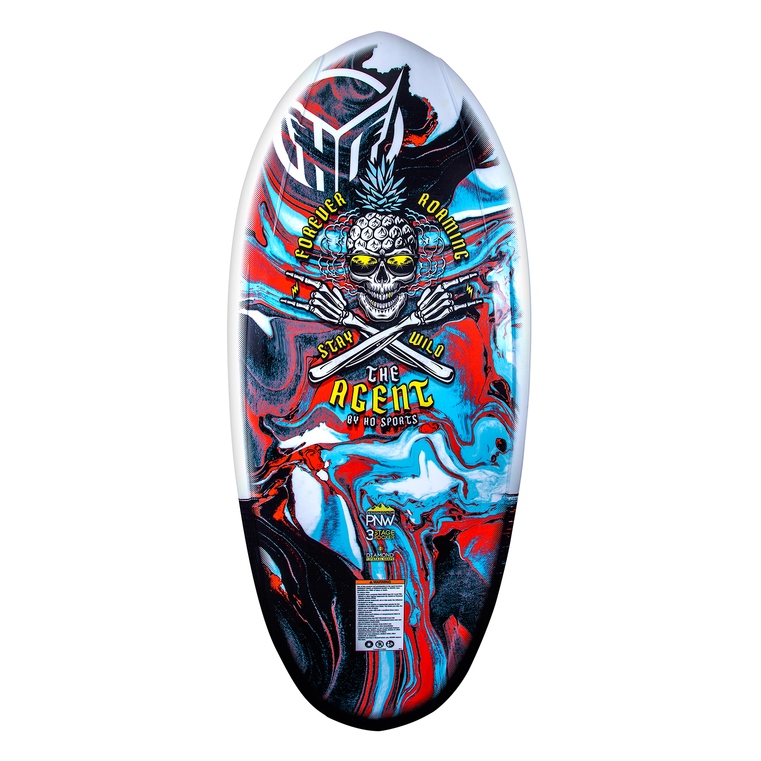 2022 HO Sports Agent Kneeboard with Pannolock Strap