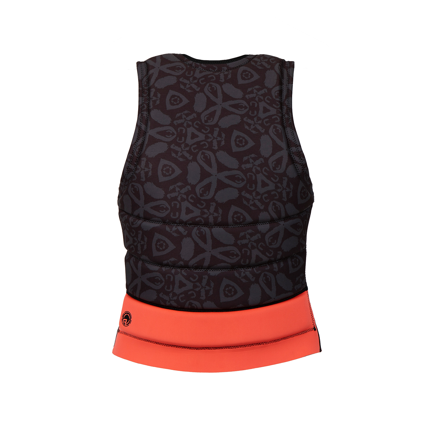 2022 Radar Skis Womens Lyric Reversible Waterski Vest Black / Coral