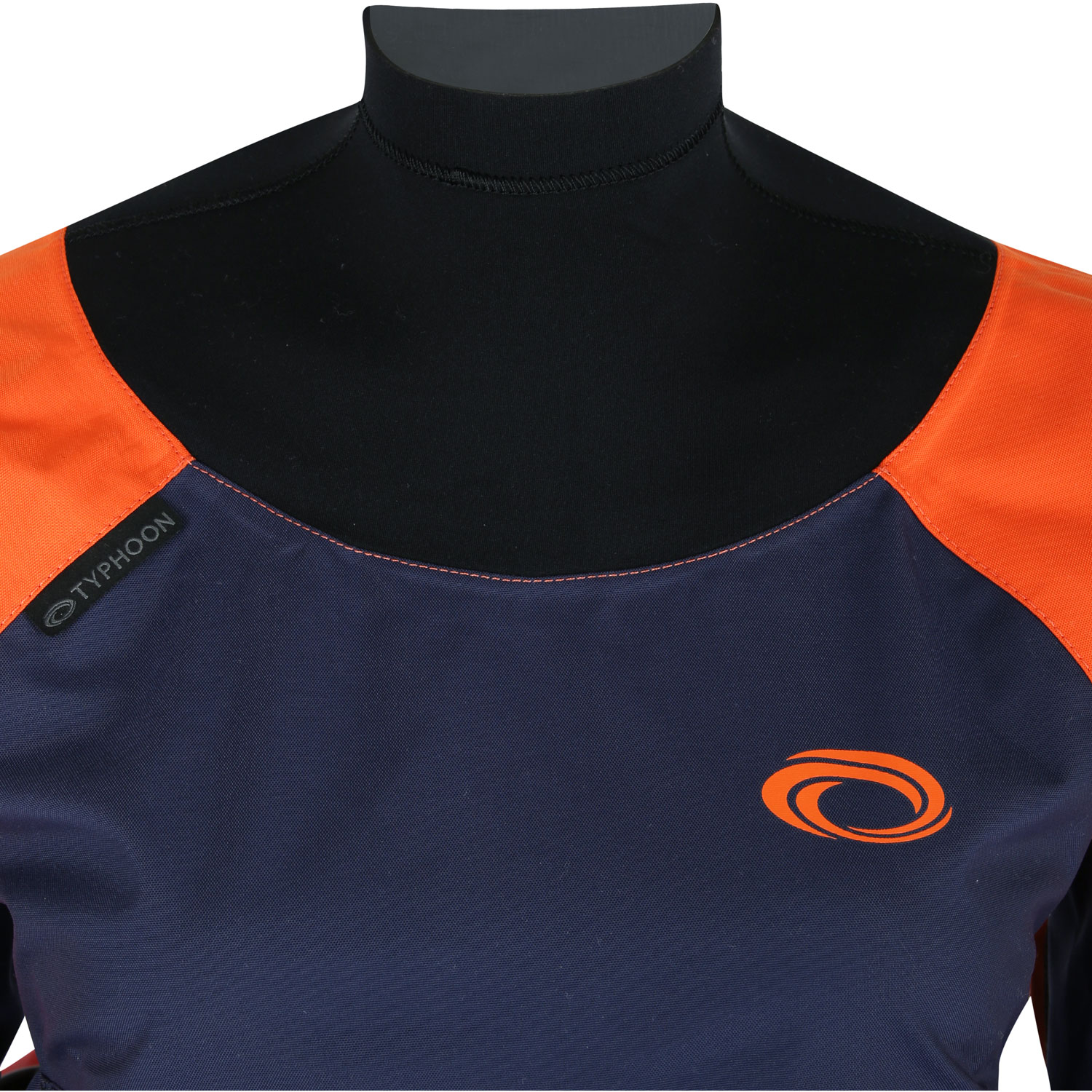 2023 Typhoon Ladies Hendra Hinge Drysuit & Undersuit - Navy/Orange 100185