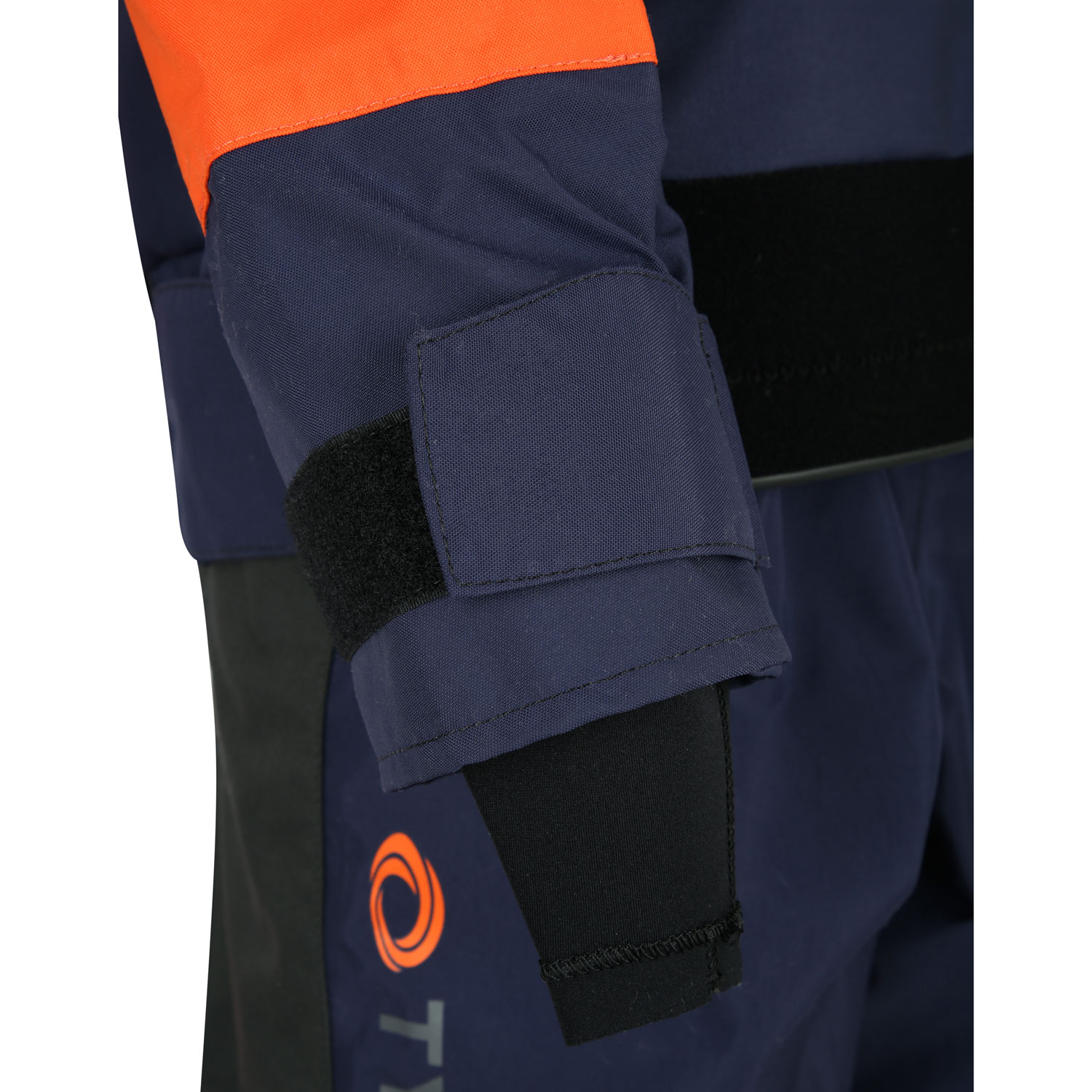 2023 Typhoon Ladies Hendra Hinge Drysuit & Undersuit - Navy/Orange 100185
