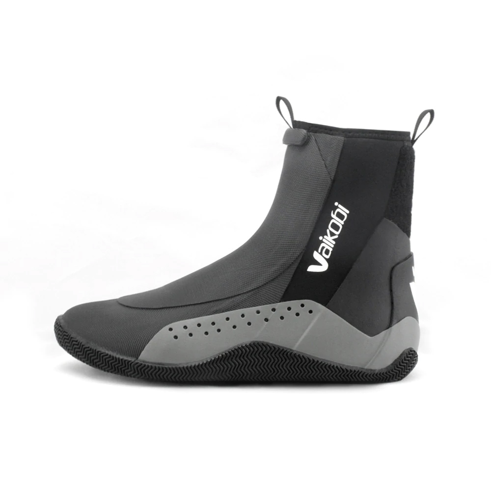Vaikobi Speed Grip High Cut Dinghy Wetsuit Boots 2022 Black VK217 Coast Water Sports