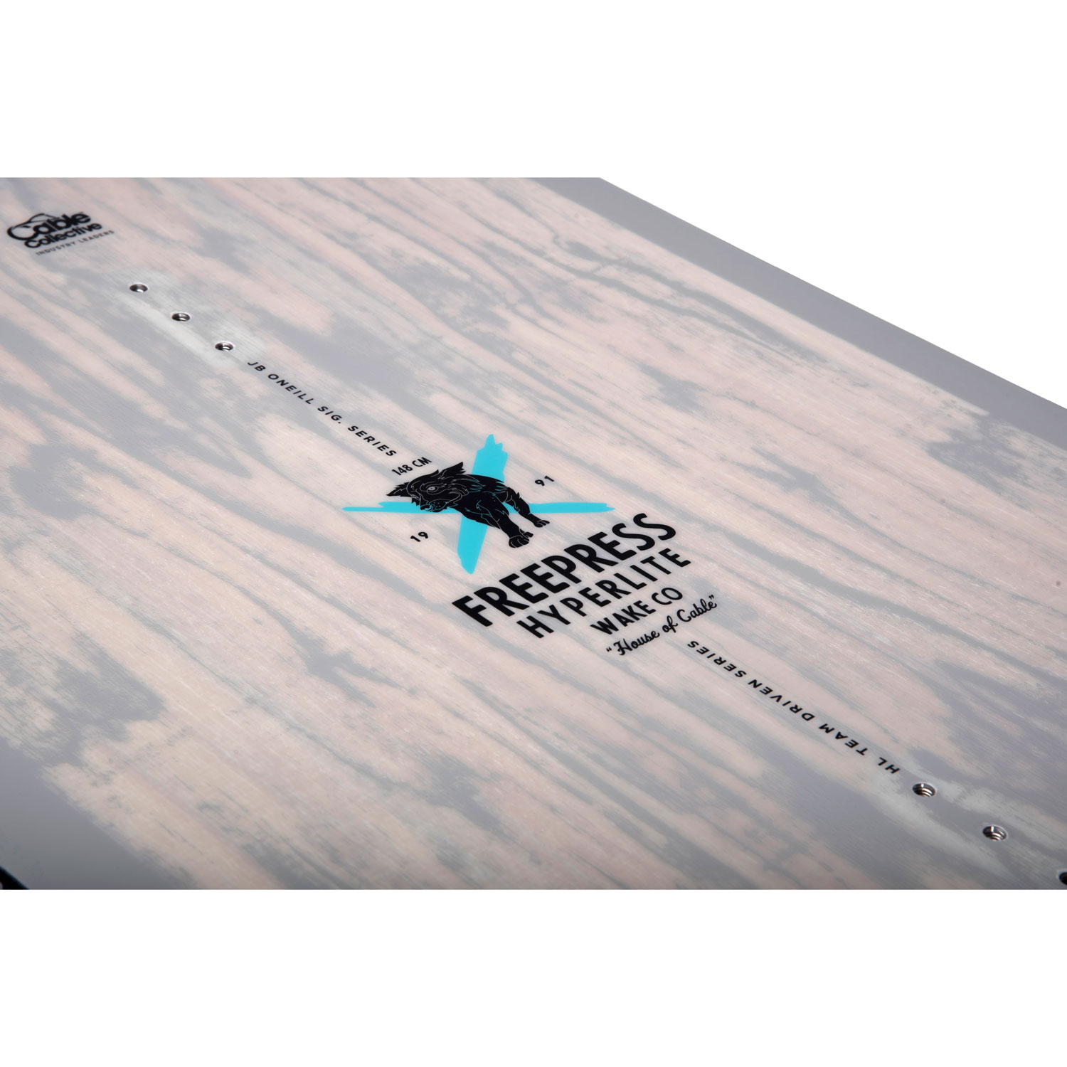 2023 Hyperlite Freepress JB ONeill Signature Cable Wakeboard 148cm