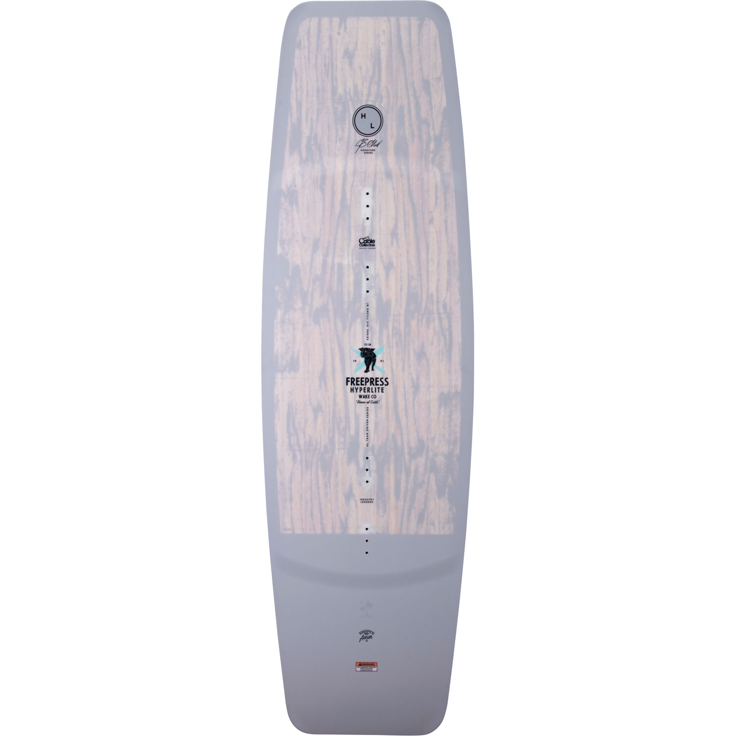 2023 Hyperlite Freepress JB ONeill Signature Cable Wakeboard 151cm