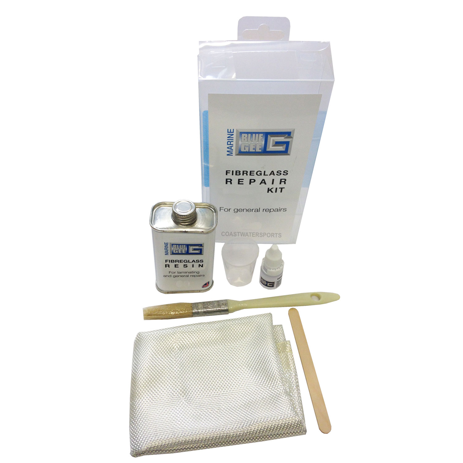 Various Sizes BlueGee Glassfibre Repair Kit 