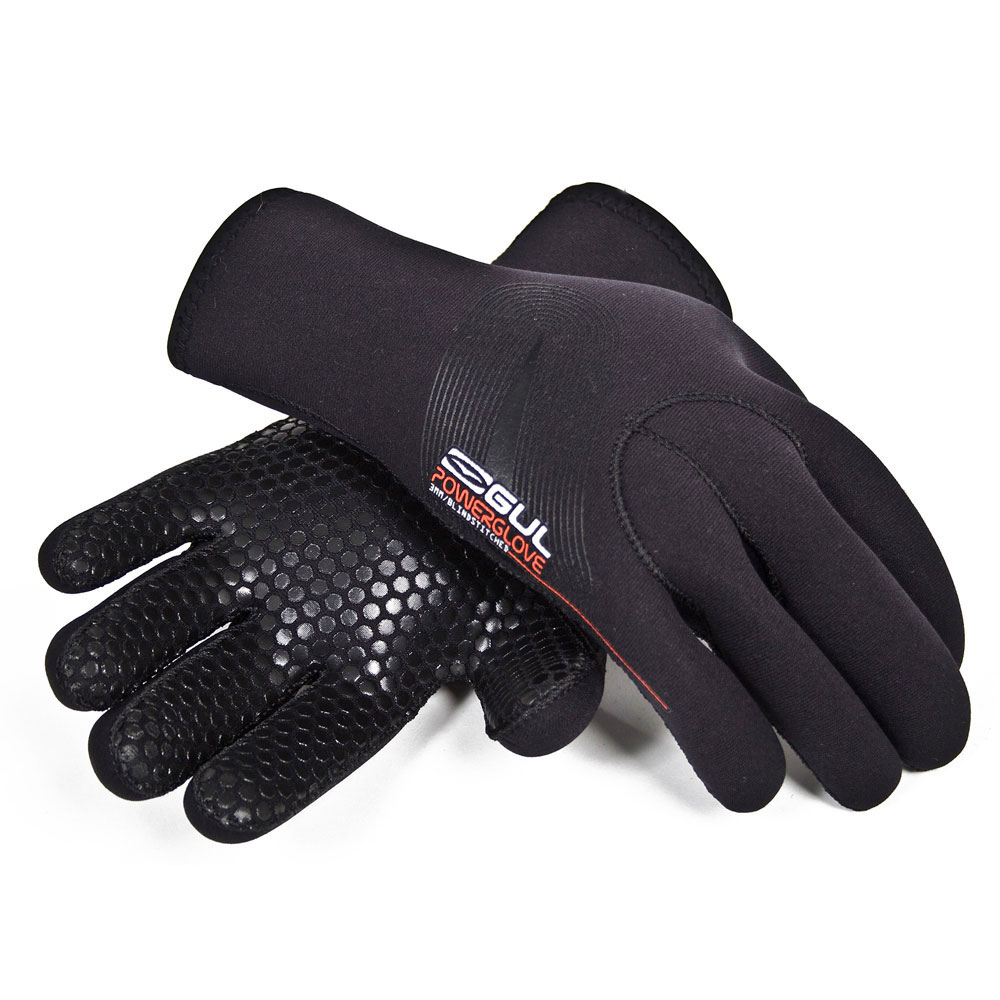 Gul Power 3mm Wetsuit Gloves 2017 Black Coast Water Sports