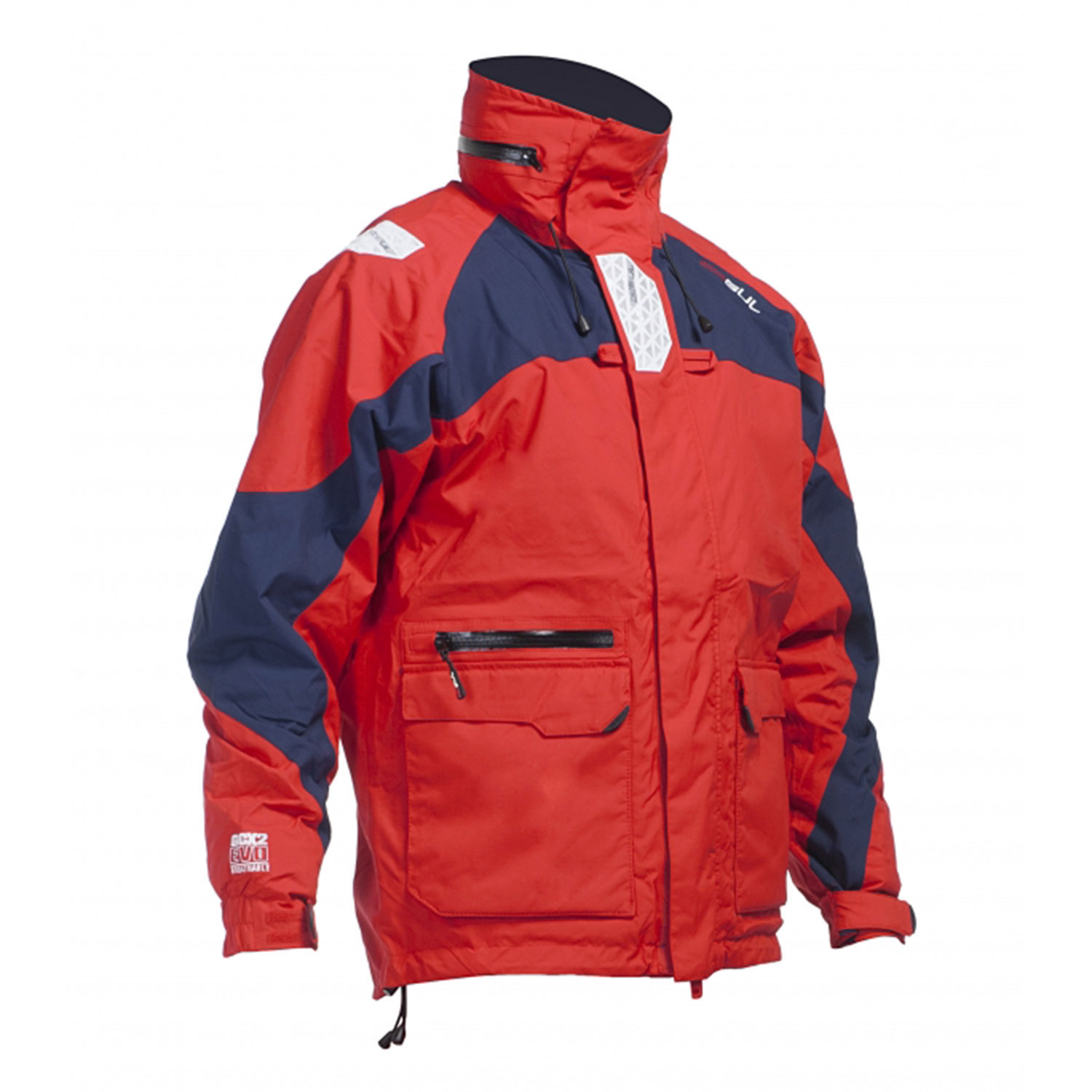 Gul Vigo Mens Coastal Sailing Jacket 2018 Red Navy Coast Water Sports