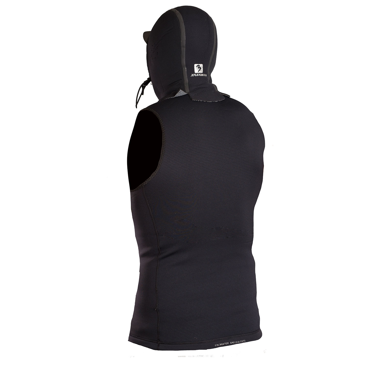 Gul Flexor Hooded Surf Vest 0.5m Wetsuit Hood 2019 Black Coast