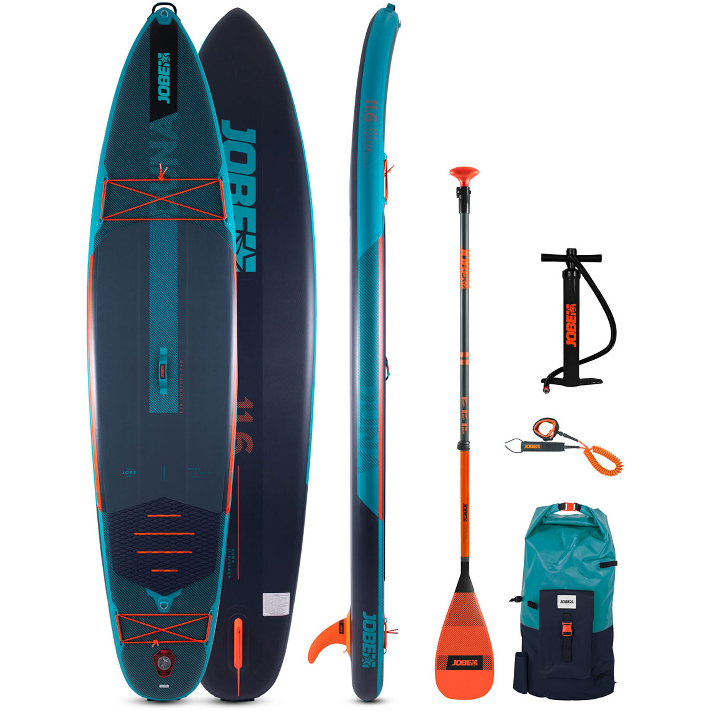 Jobe Duna 11.6 Inflatable SUP Paddle Board Package 2021 | Coast Water ...