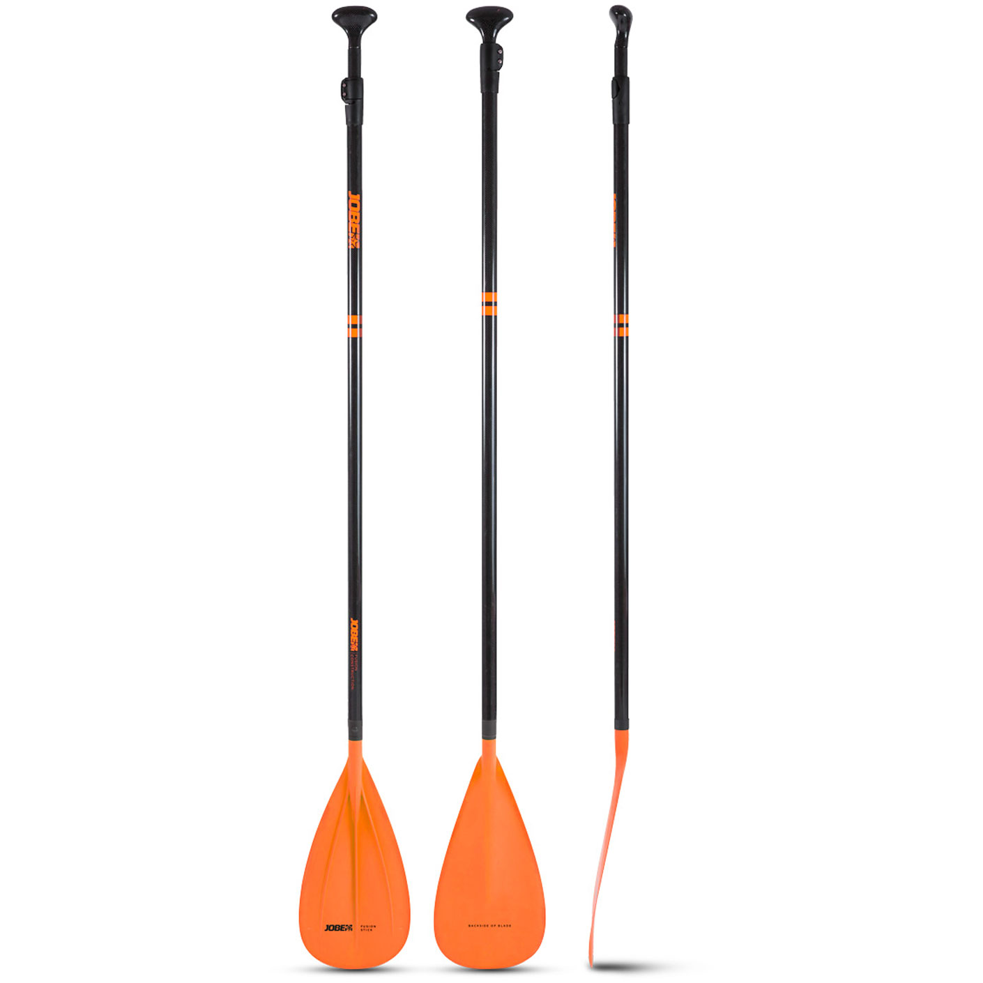 Jobe Fusion Stick 3 Piece Carbon/Fibreglass SUP Paddle 2021 Orange
