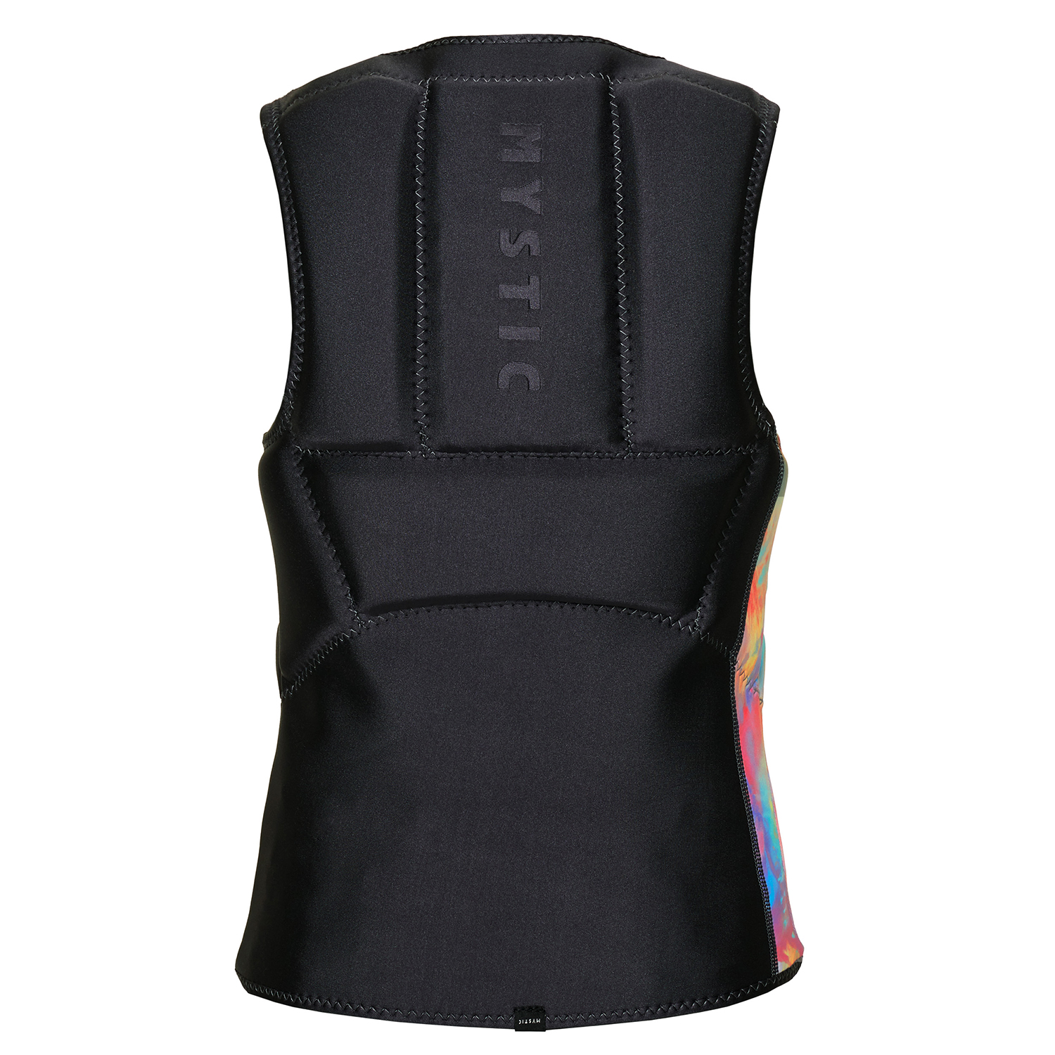 2023 Mystic Womens Ruby Kite Surfing FrontZip Impact Vest Dark Grey
