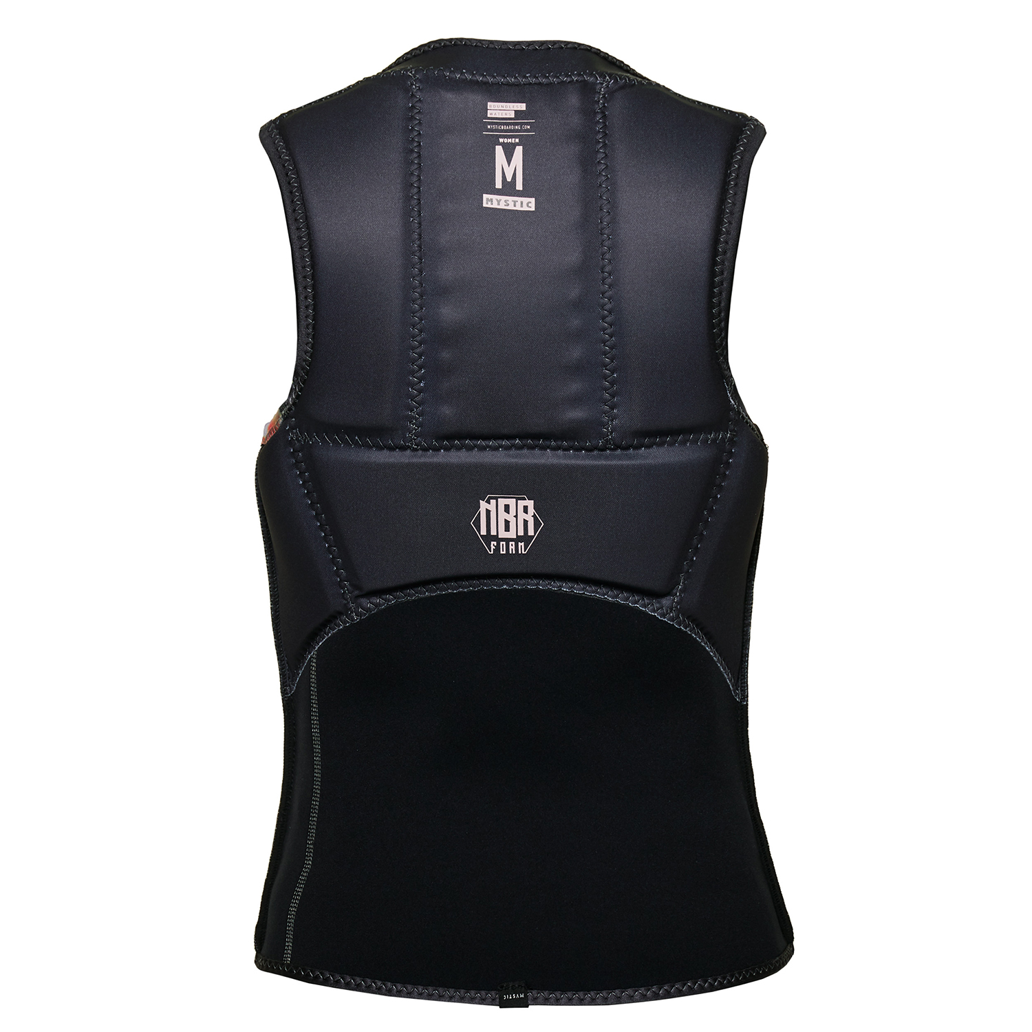 2023 Mystic Womens Ruby Kite Surfing FrontZip Impact Vest Dark Grey