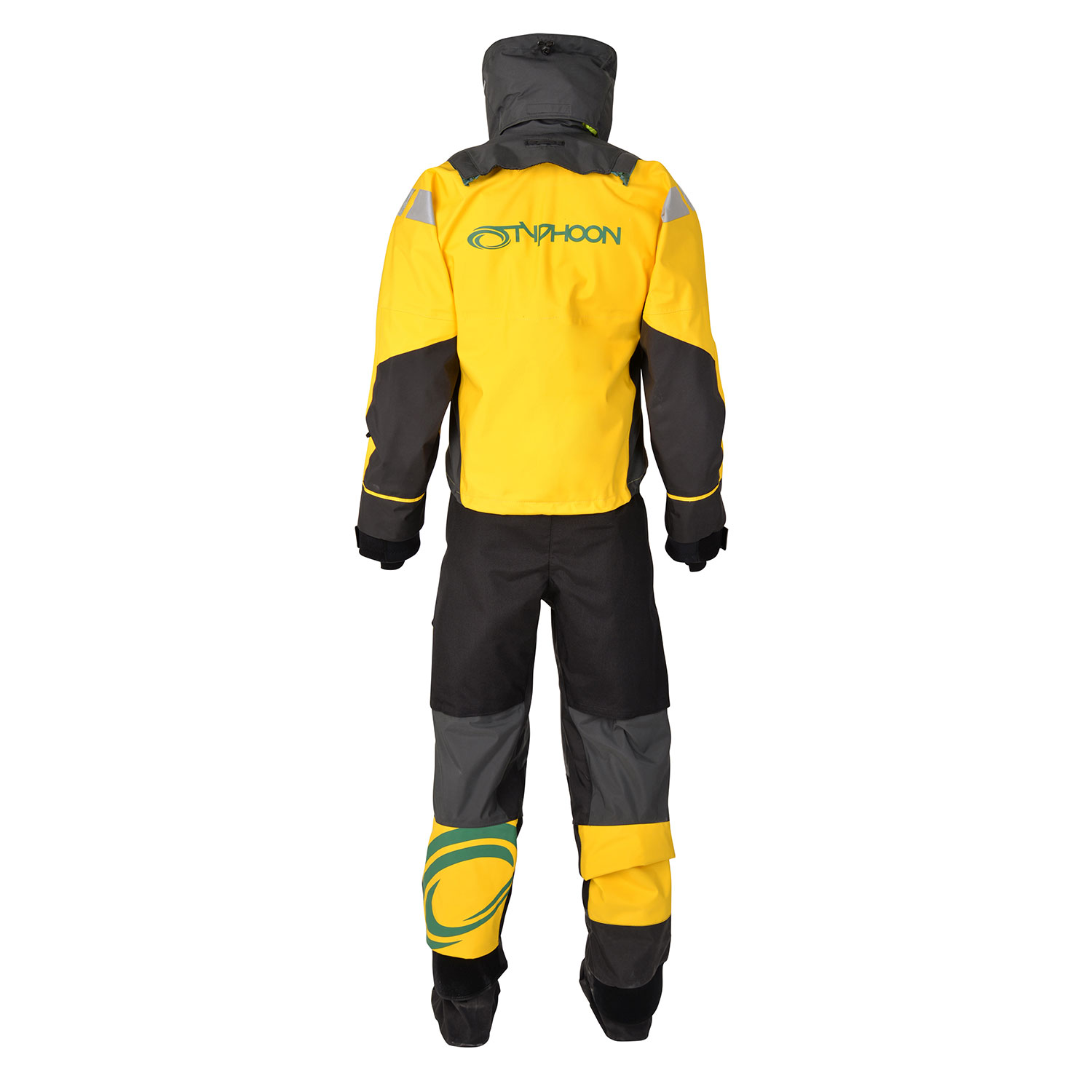 2021 Typhoon PS440 Hinge Drysuit & Undersuit Yellow 100182 Coast