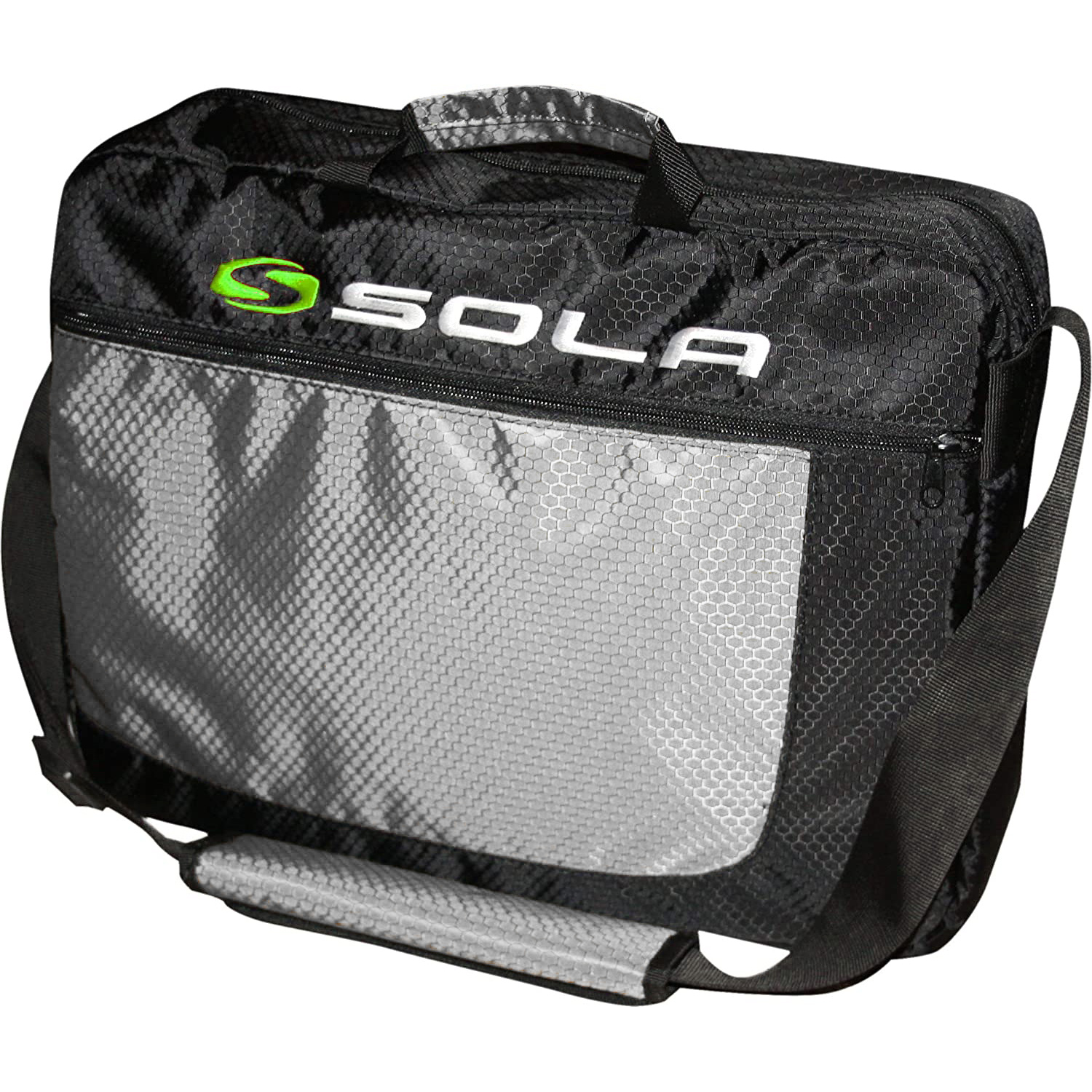 Sola Surf Laptop Shoulder Bag - Black/Silver - Coastwatersports
