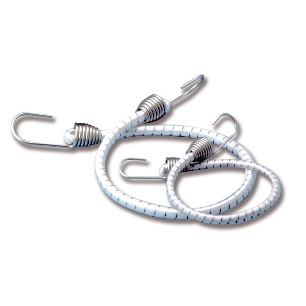 Bainbridge Shock Cord & Stainless Steel Hook - 6mm x 30mm - Pack of 10