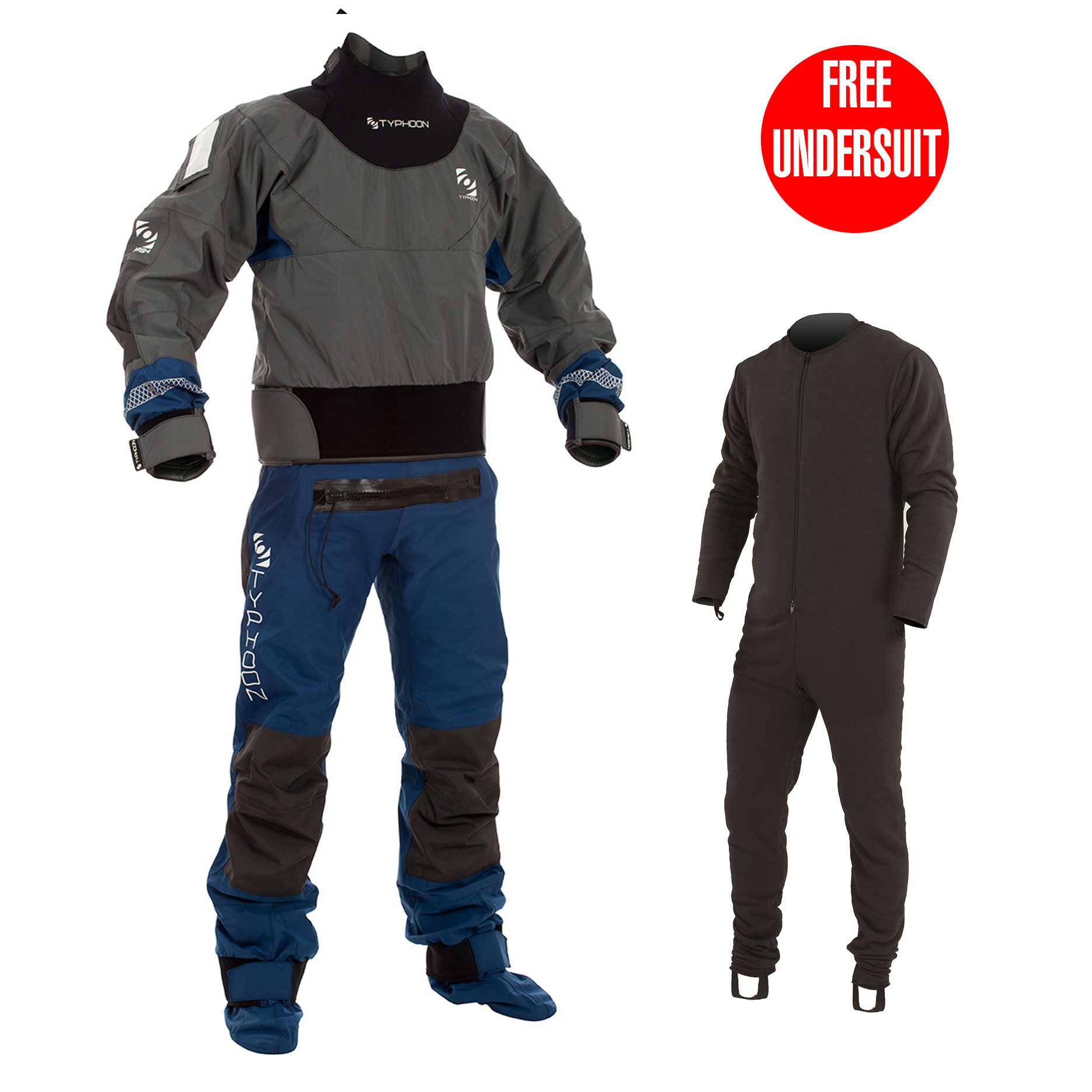 Typhoon PS330 Xtreme Drysuit 2022 & Undersuit Coast Water Sports