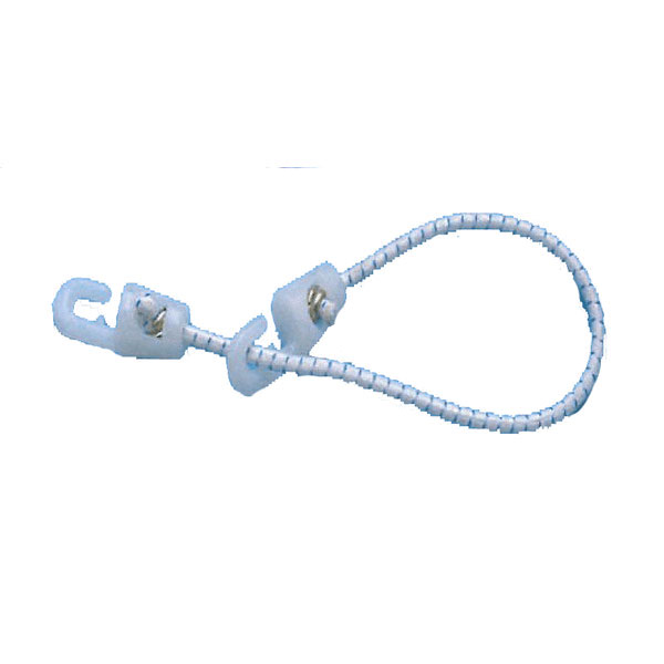 Bainbridge Shockcord & Nylon Hooks - 20cm x 4mm Dia.