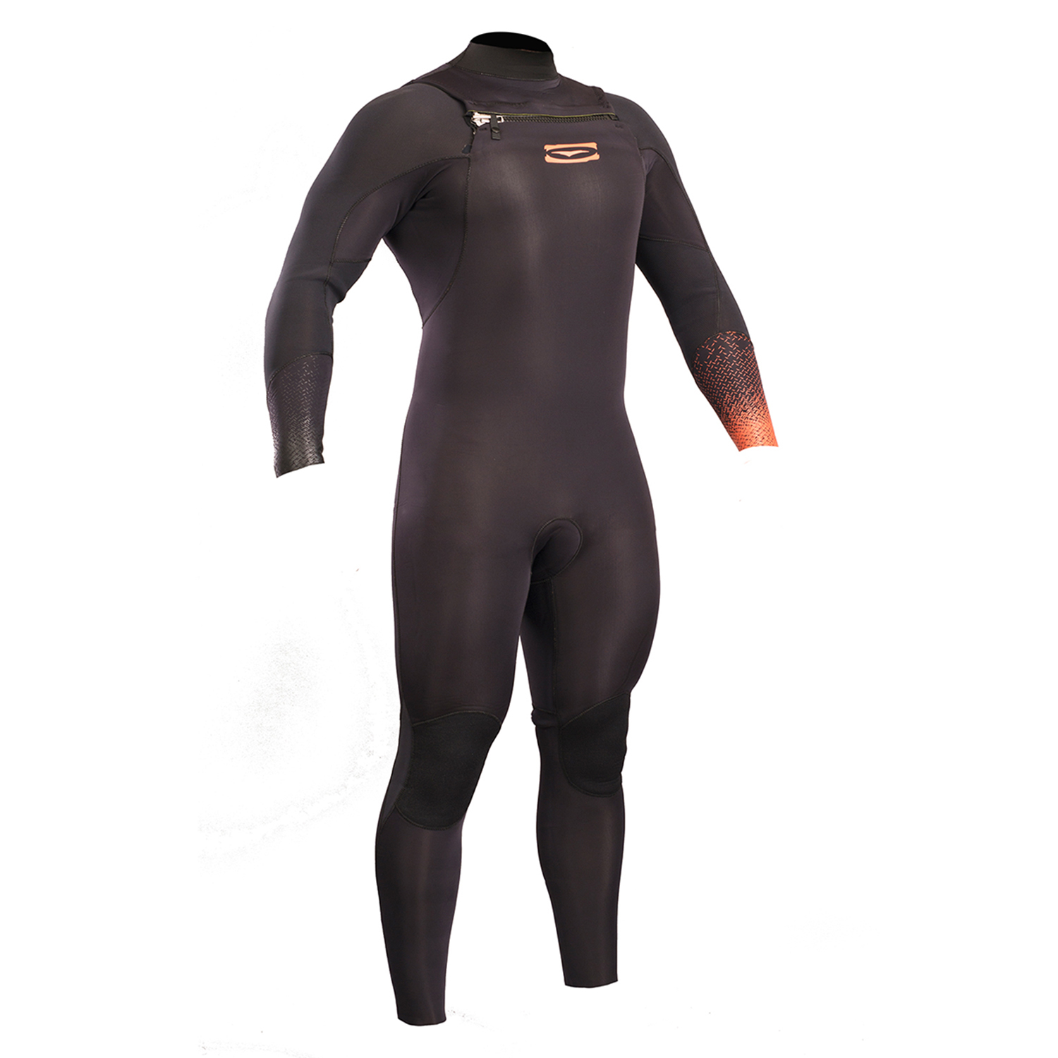 Gul Flexor 3 Chest Zip 3/2mm Blindstitched Wetsuit 2019 Black Coast