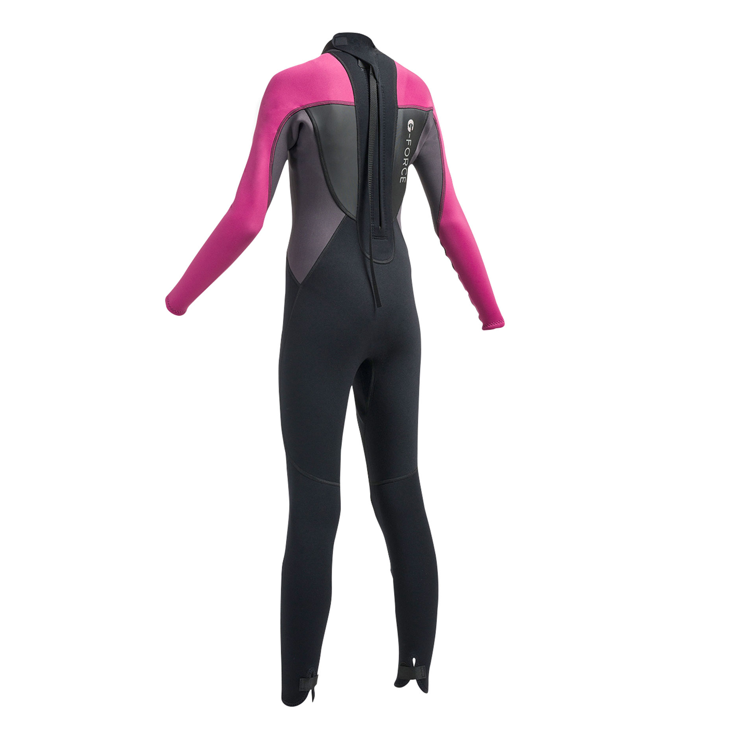 Gul Junior GForce 3mm Flatlock Steamer Wetsuit 2019 Black/Pink