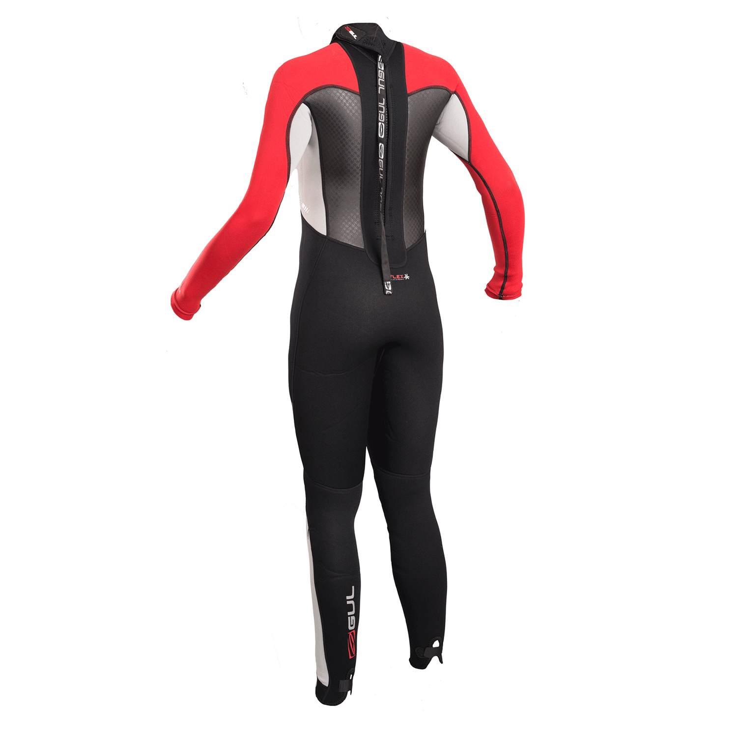 Gul Junior Response 3/2mm Wetsuit 2018 Black/Red Coast Water Sports