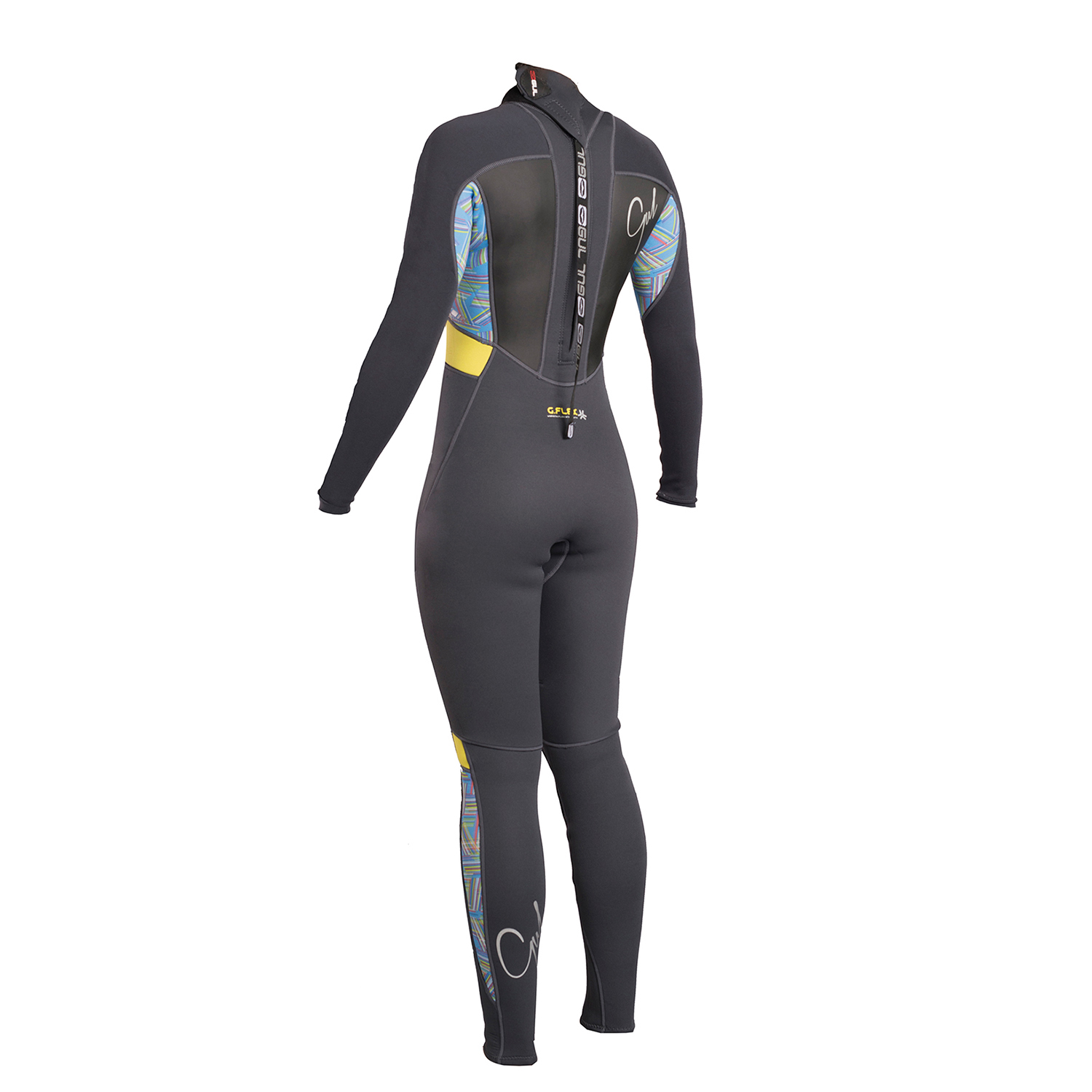 Gul Ladies Response 3/2mm FL Wetsuit 2019 Graphite/Lines Coast
