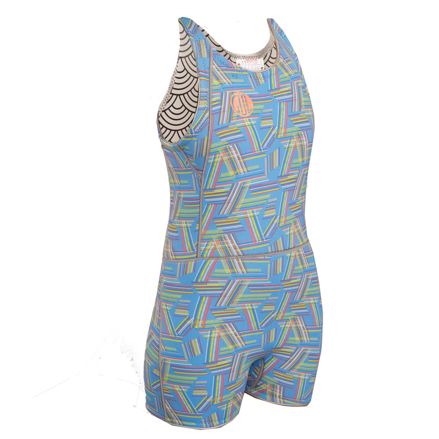 Gul Ladies Surflite 3mm Flatlock Short Jane Wetsuit 2018 Lines