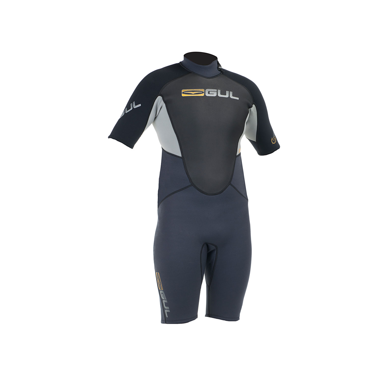 Gul RESPONSE 3/2mm Flatlock Shorty Wetsuit 2018 Graphite/Silver Coast Water Sports