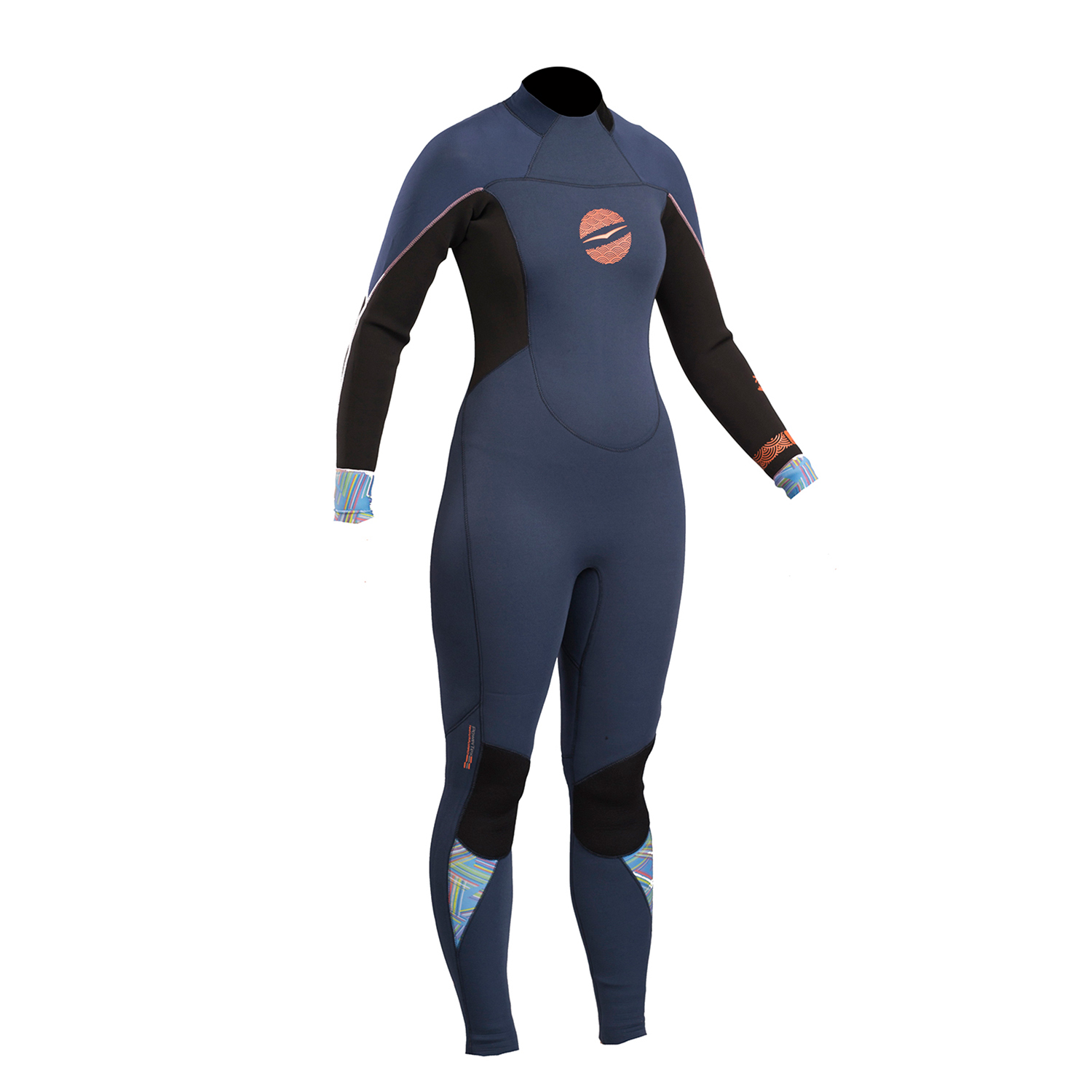 Gul Ladies Response 4/3mm BS Wetsuit 2019 Navy/Black Coast Water Sports