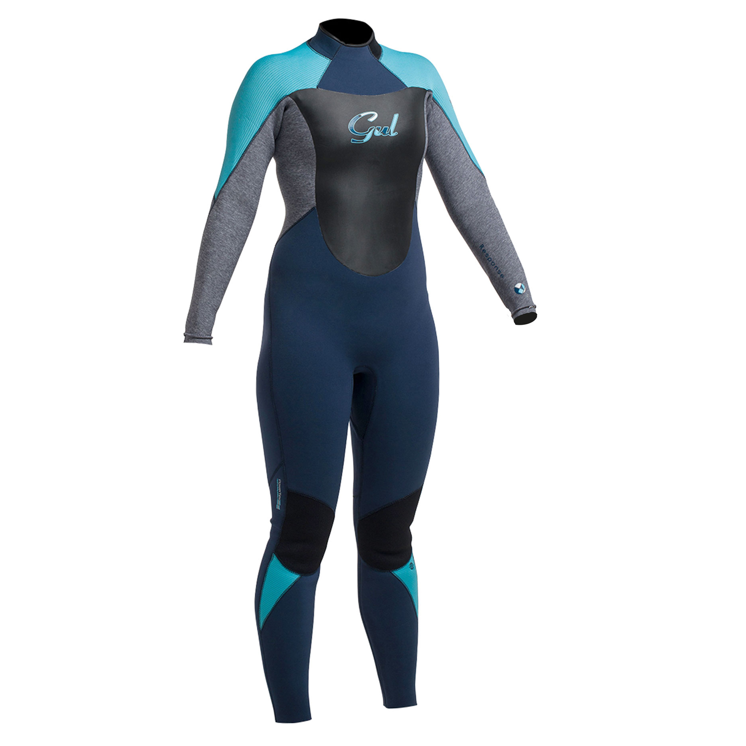 Gul Womens Response 4/3mm Blindstitched Wetsuit 2017 Navy/Marl