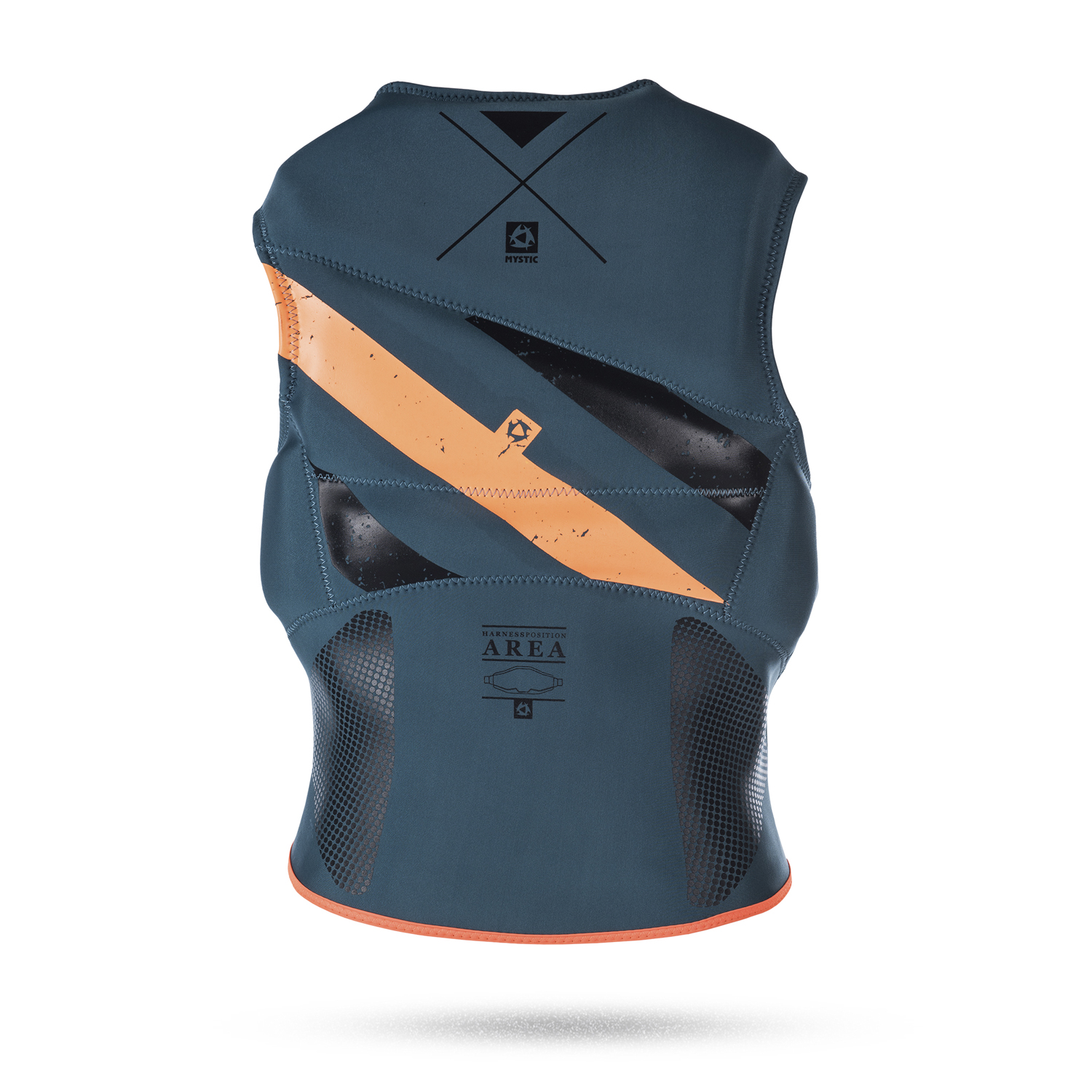 Mystic Kitesurf Block FrontZip Impact Vest 2017 Teal Coast Water