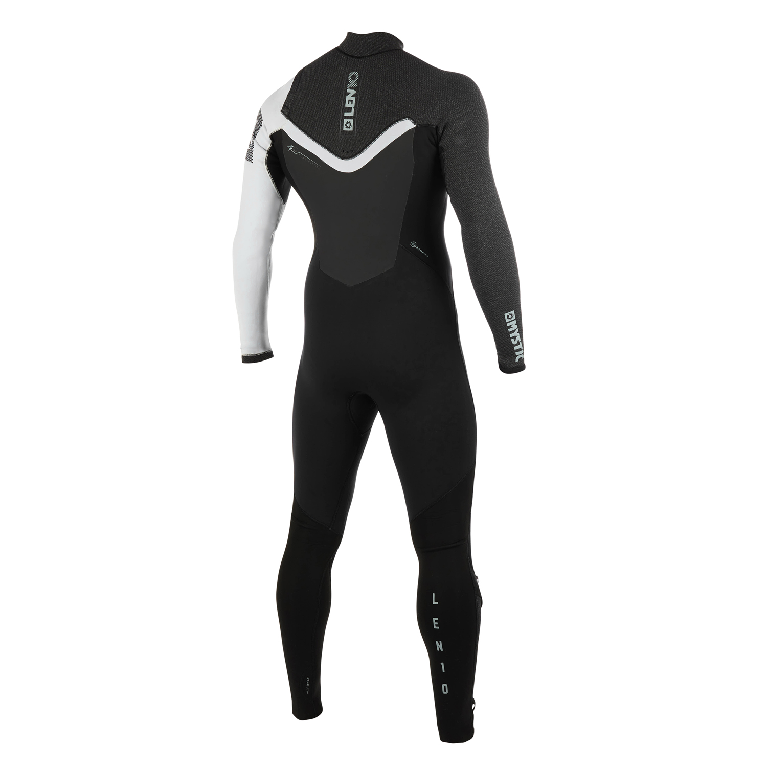 Mystic LEN10 Majestic 3/2mm ZipFree Wetsuit 2020 Black/White Coast Water Sports